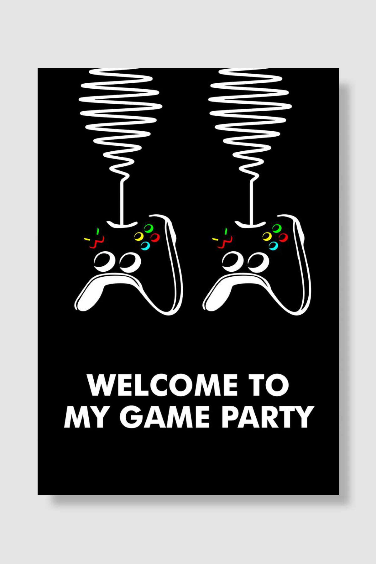 gamer poster Oyun Poster Çerçevesiz Yüksek Kalite Oyun Afiş Duvar Poster