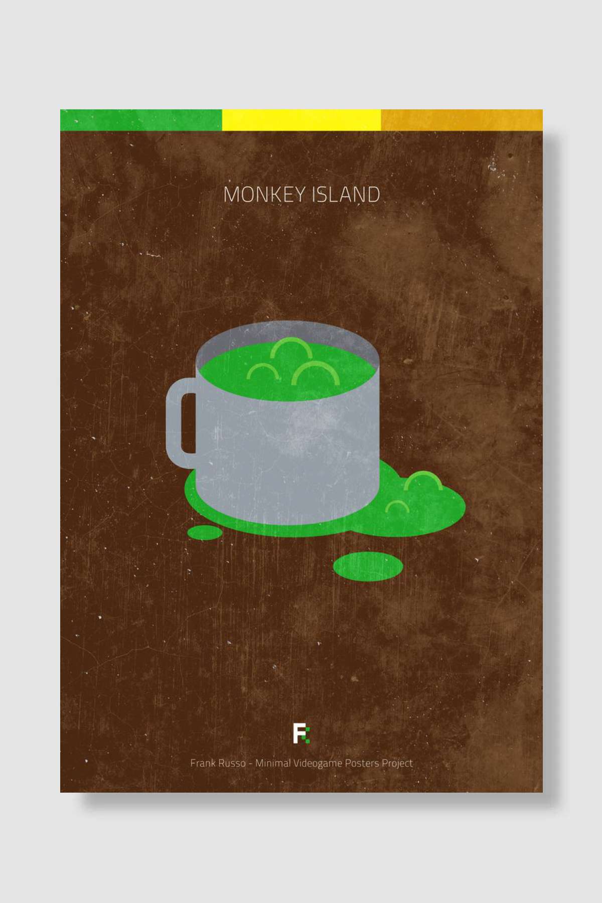 Monkey Island Oyun Poster Çerçevesiz Yüksek Kalite Oyun Afiş Duvar Poster