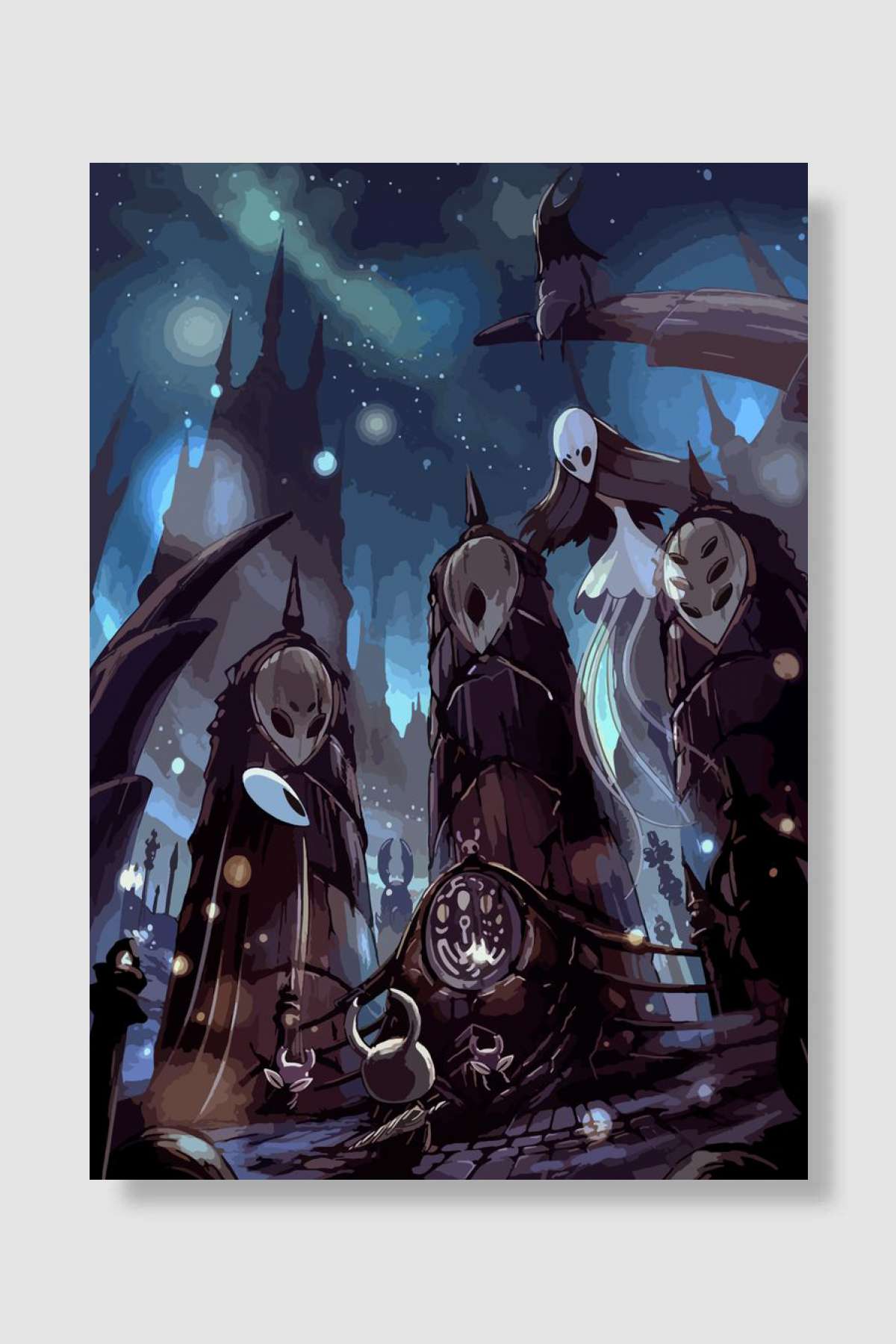 Hollow Knight Oyun Poster Çerçevesiz Yüksek Kalite Oyun Afiş Duvar Poster