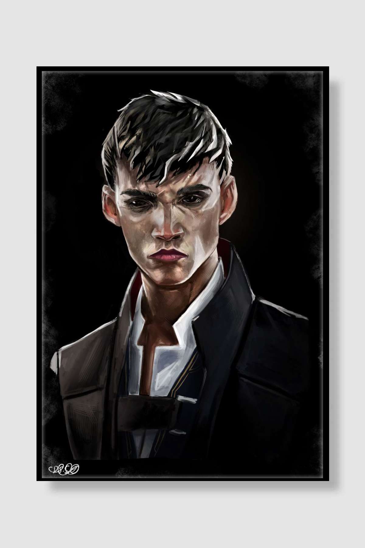 The Outsider Fan Art Oyun Poster Çerçevesiz Yüksek Kalite Oyun Afiş Duvar Poster