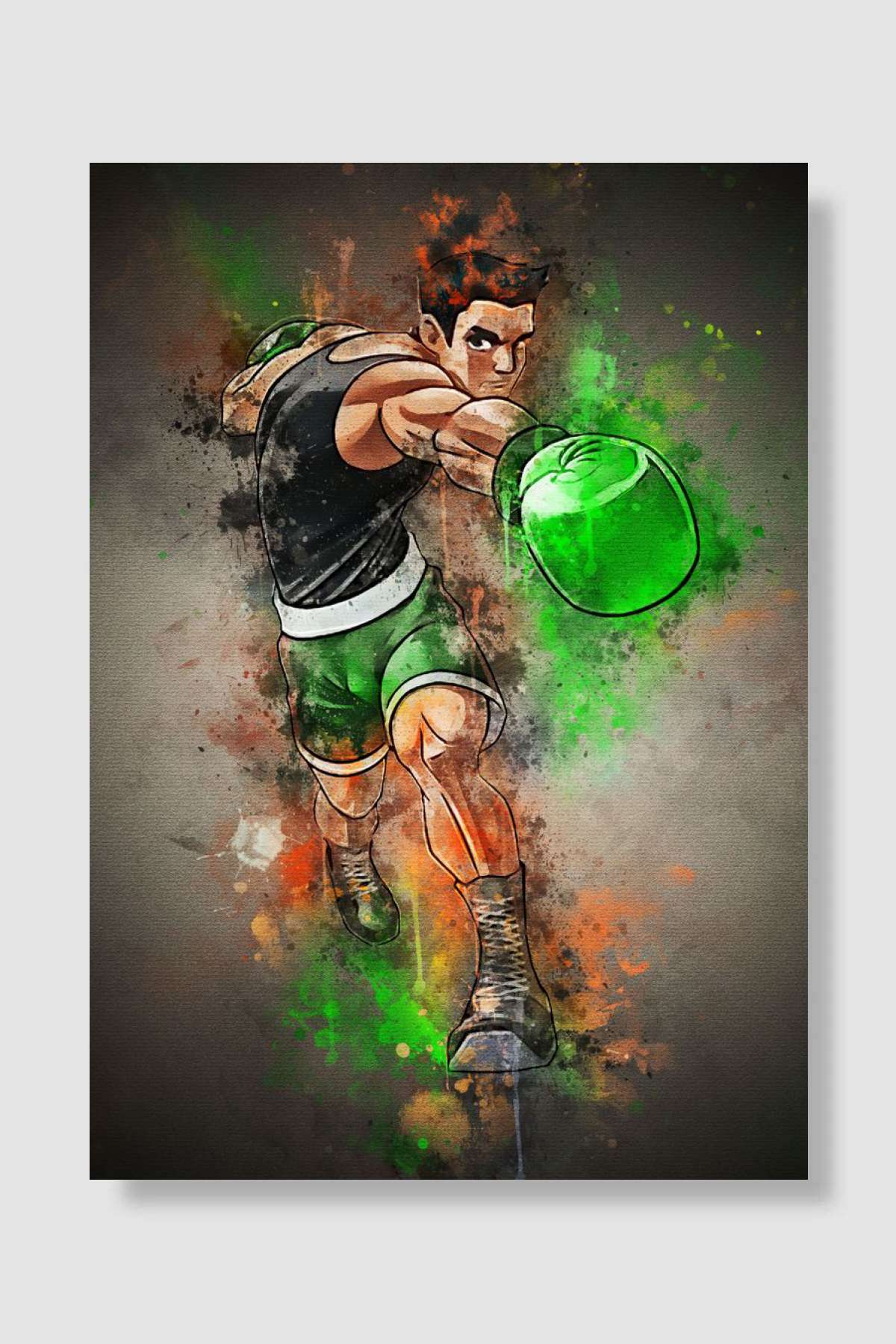 Little Mac II Oyun Poster Çerçevesiz Yüksek Kalite Oyun Afiş Duvar Poster