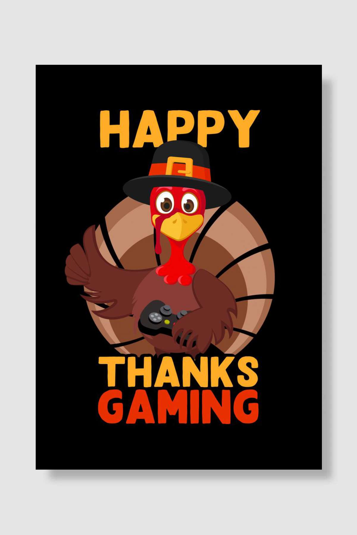 Thanksgiving Gaming Gifts Oyun Poster Çerçevesiz Yüksek Kalite Oyun Afiş Duvar Poster