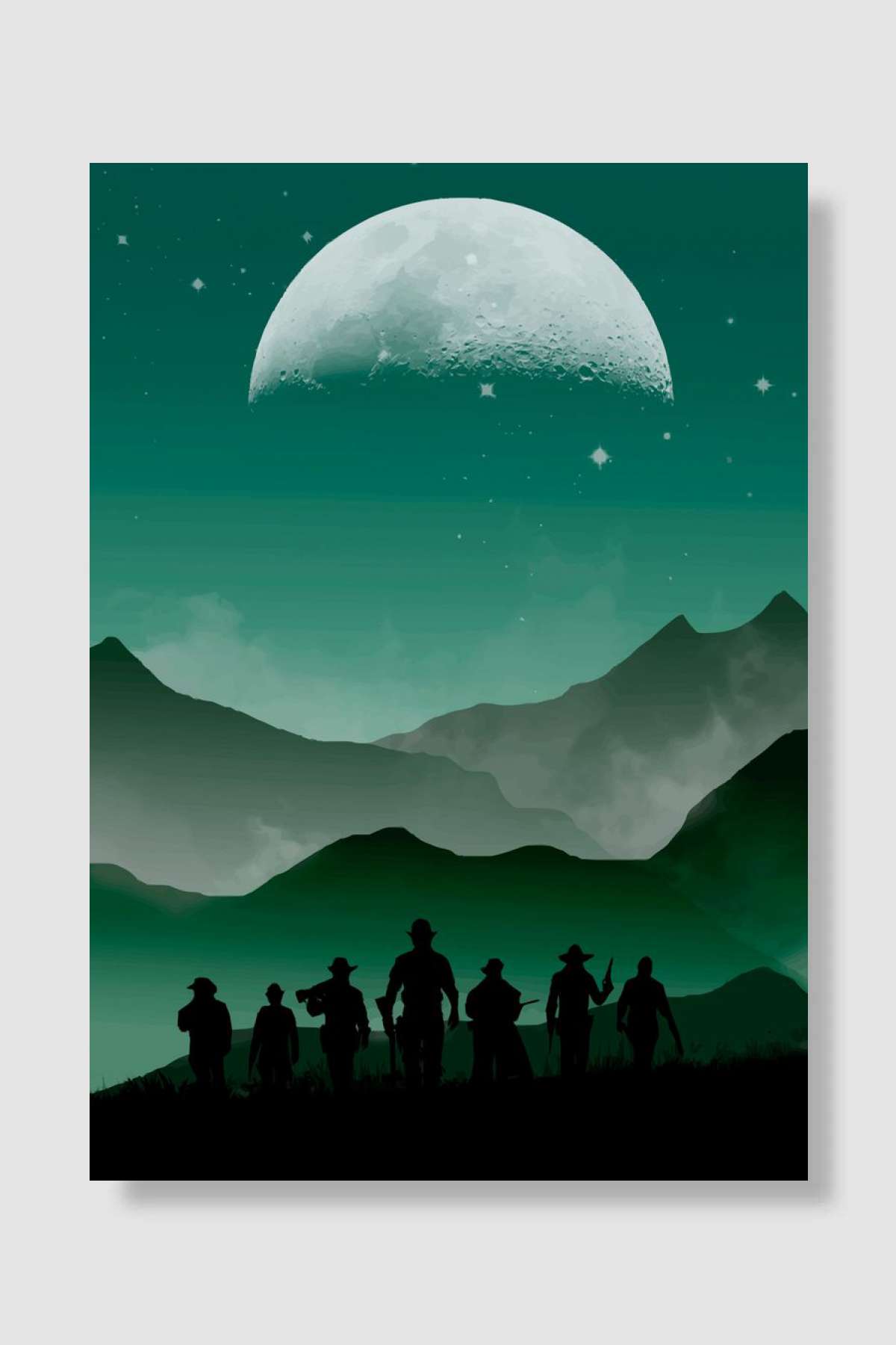 red dead redemption Oyun Poster Çerçevesiz Yüksek Kalite Oyun Afiş Duvar Poster