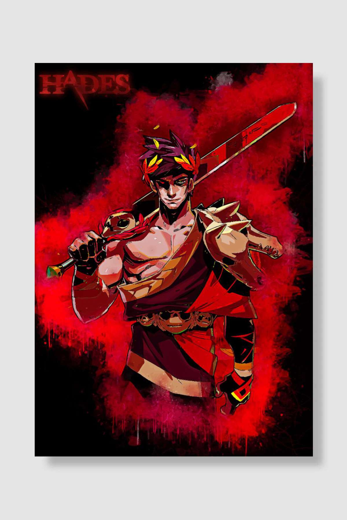 Hades Game Oyun Poster Çerçevesiz Yüksek Kalite Oyun Afiş Duvar Poster