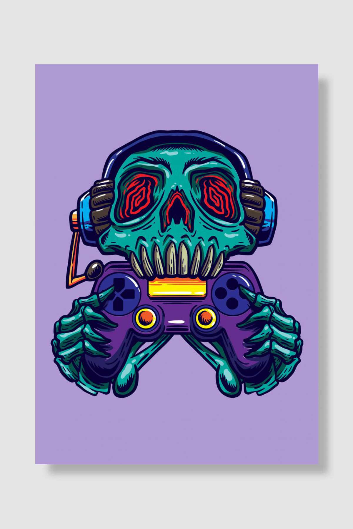 Game of Death Oyun Poster Çerçevesiz Yüksek Kalite Oyun Afiş Duvar Poster