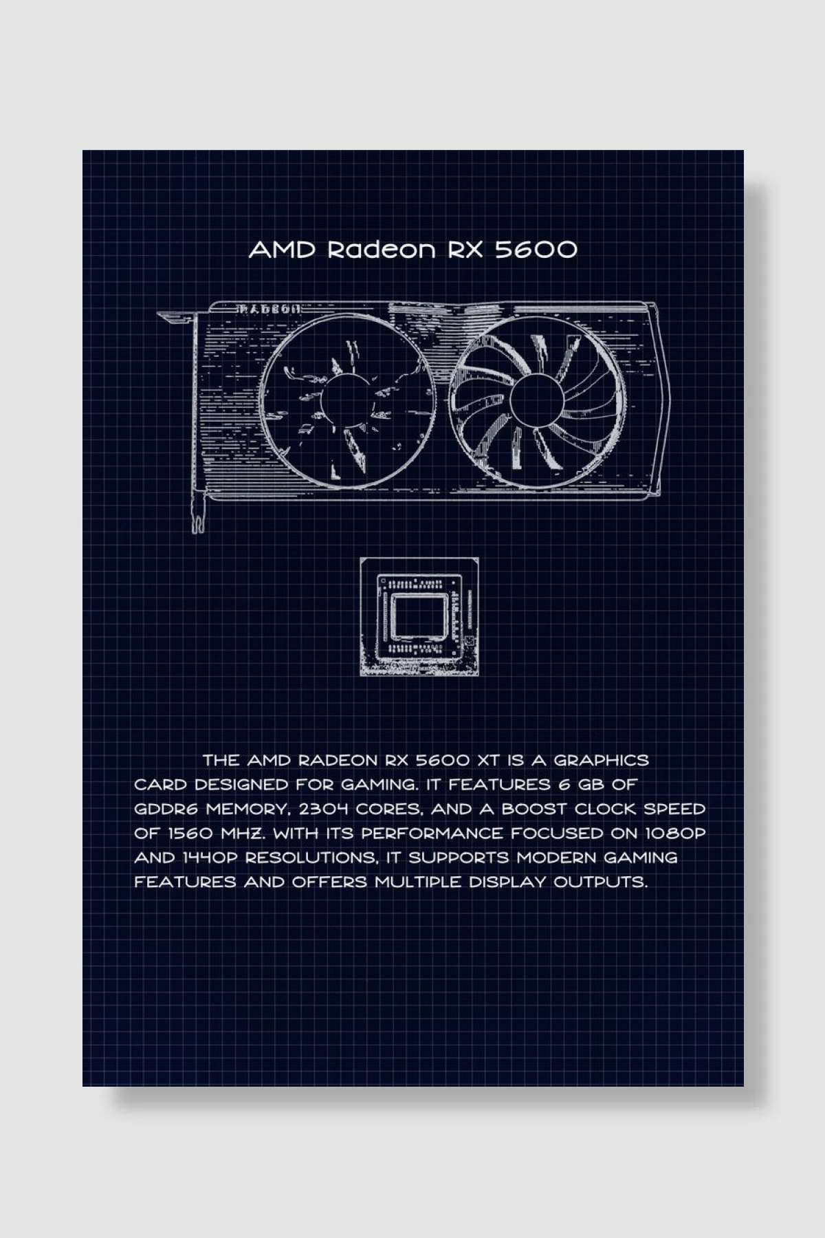 RX 5600 Oyun Poster Çerçevesiz Yüksek Kalite Oyun Afiş Duvar Poster - En İyi Fiyatlarla