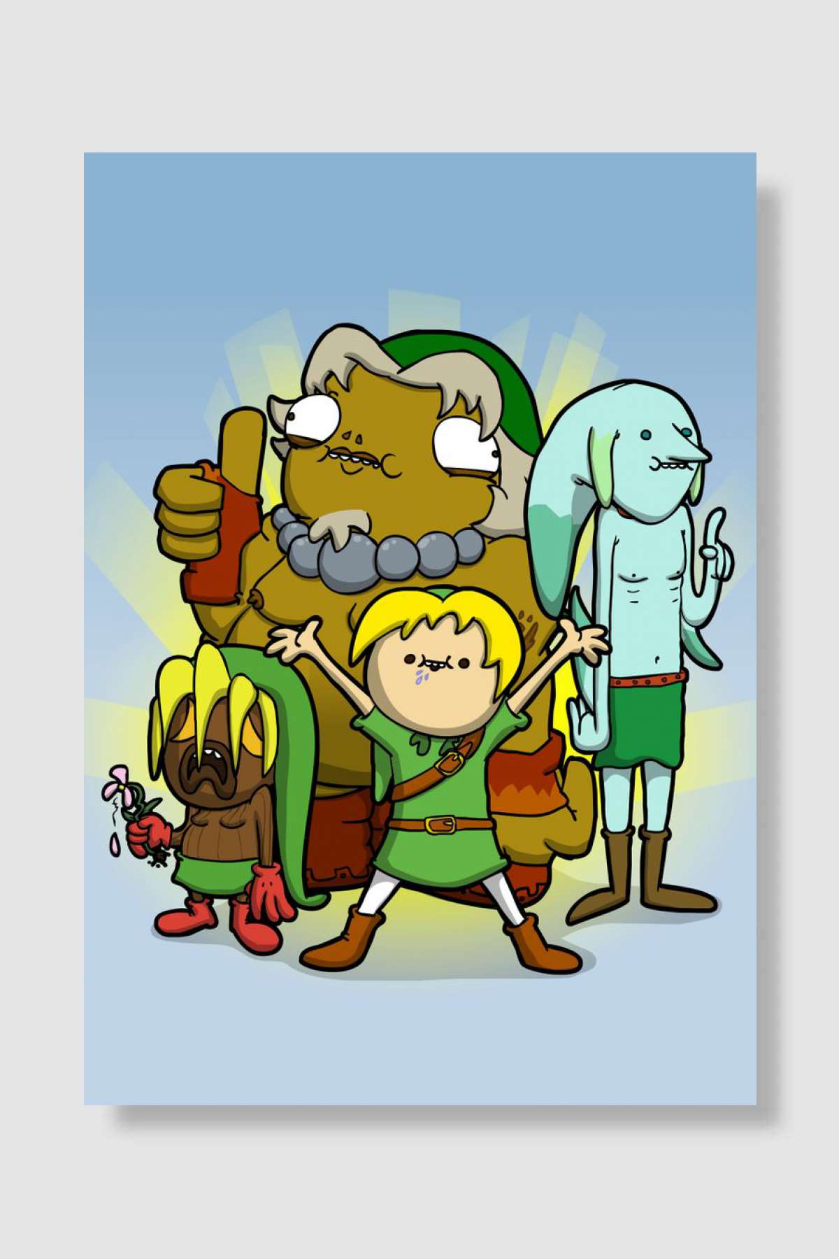 The kid behind the masks. Oyun Poster Çerçevesiz Yüksek Kalite Oyun Afiş Duvar Poster - En İyi Fiyatlarla