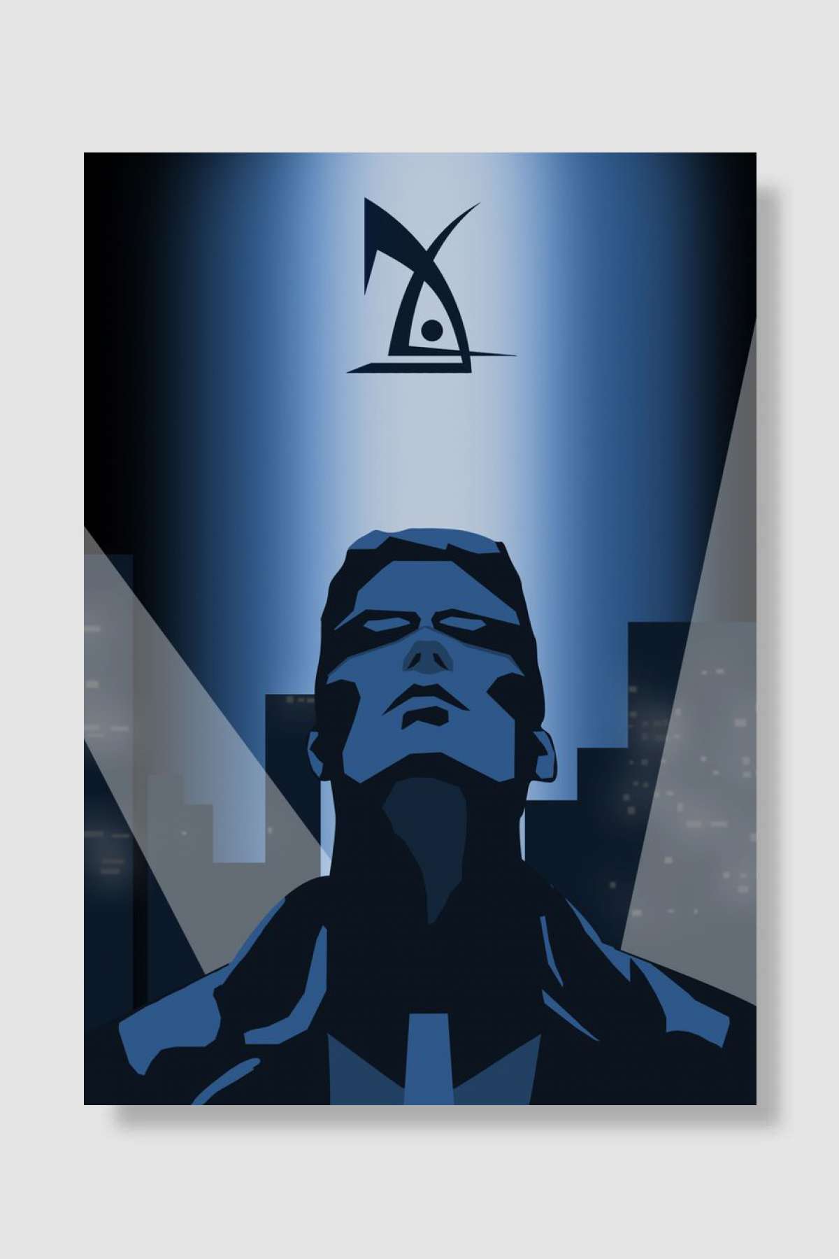 Deus Ex Oyun Poster Çerçevesiz Yüksek Kalite Oyun Afiş Duvar Poster