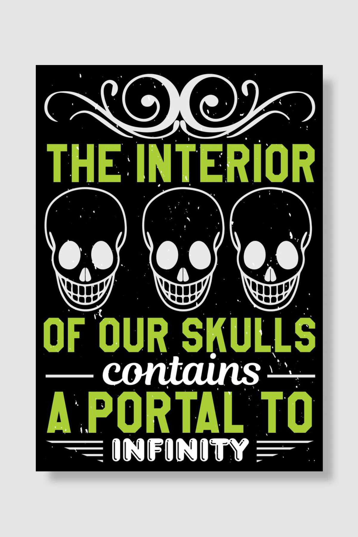 The Interior of our Skulls Oyun Poster Çerçevesiz Yüksek Kalite Oyun Afiş Duvar Poster