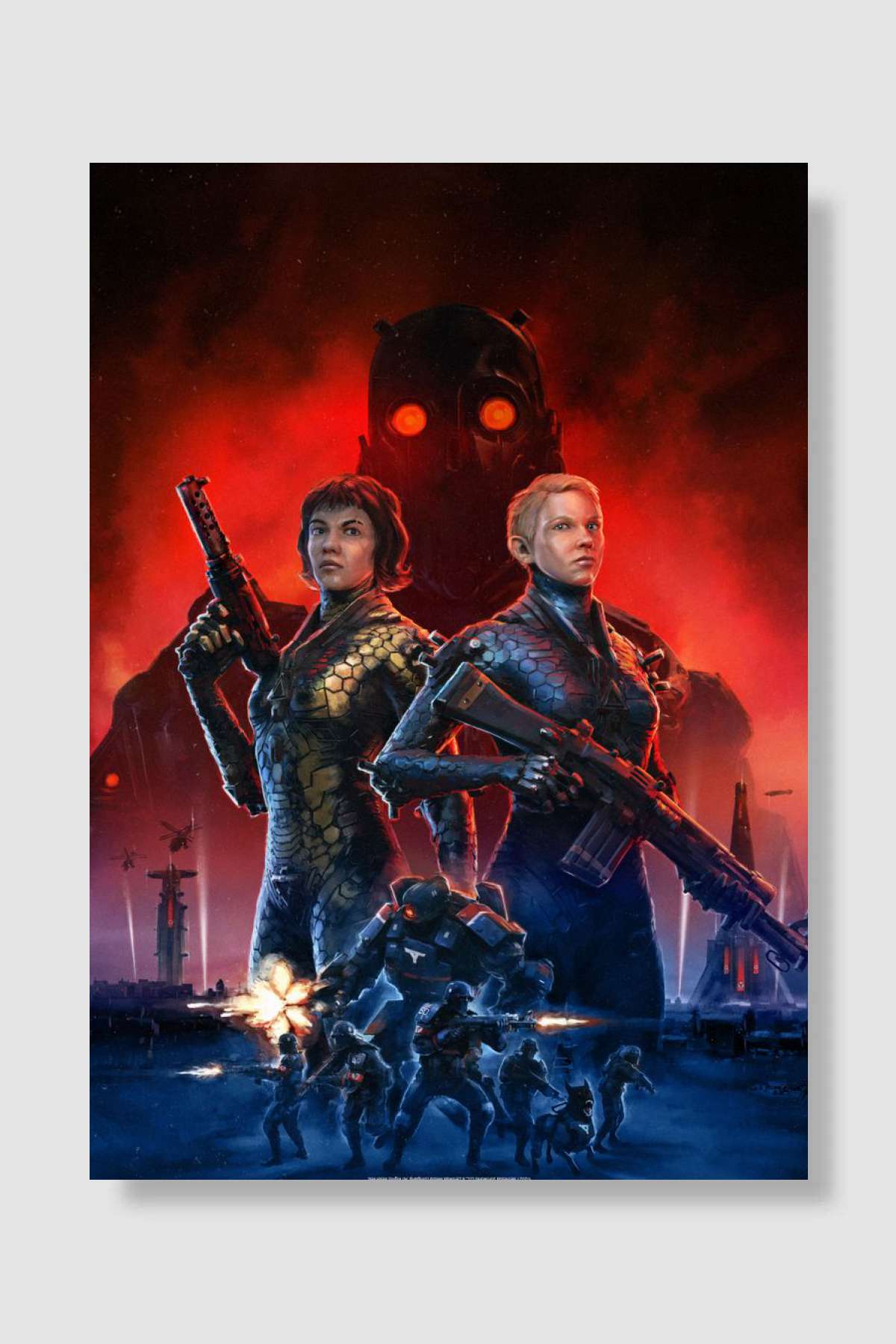 Youngblood Cover Art Oyun Poster Çerçevesiz Yüksek Kalite Oyun Afiş Duvar Poster