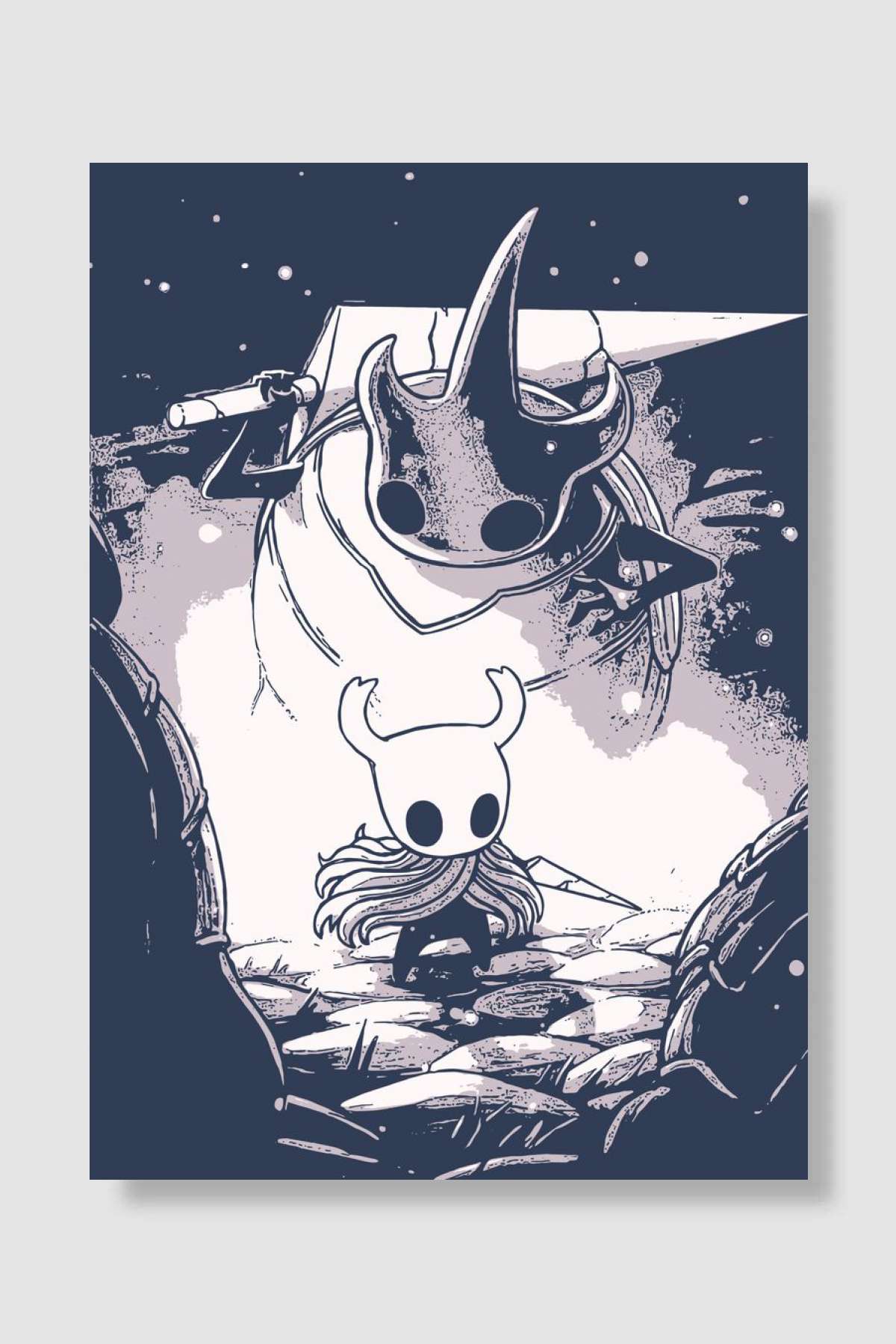 The Knight Oyun Poster Çerçevesiz Yüksek Kalite Oyun Afiş Duvar Poster