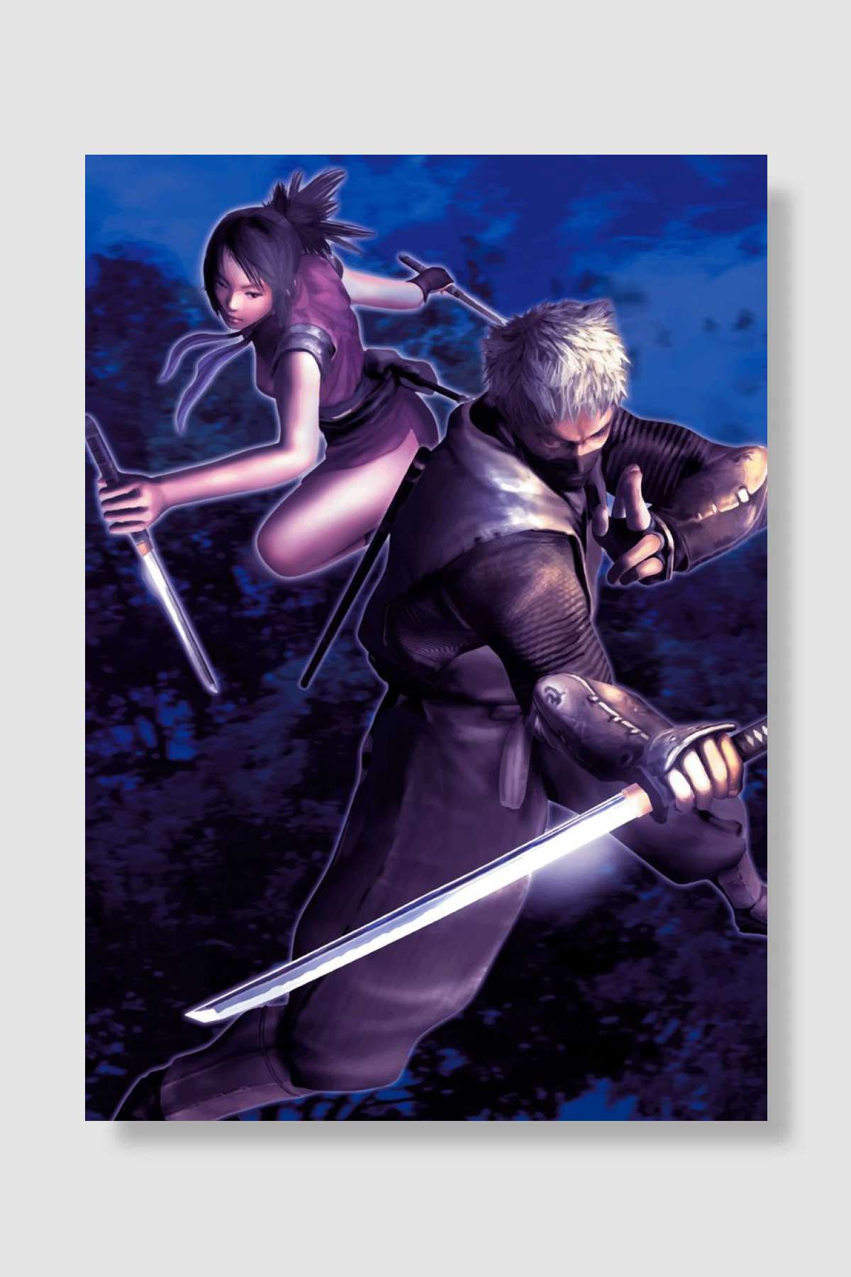Tenchu Oyun Poster Çerçevesiz Yüksek Kalite Oyun Afiş Duvar Poster