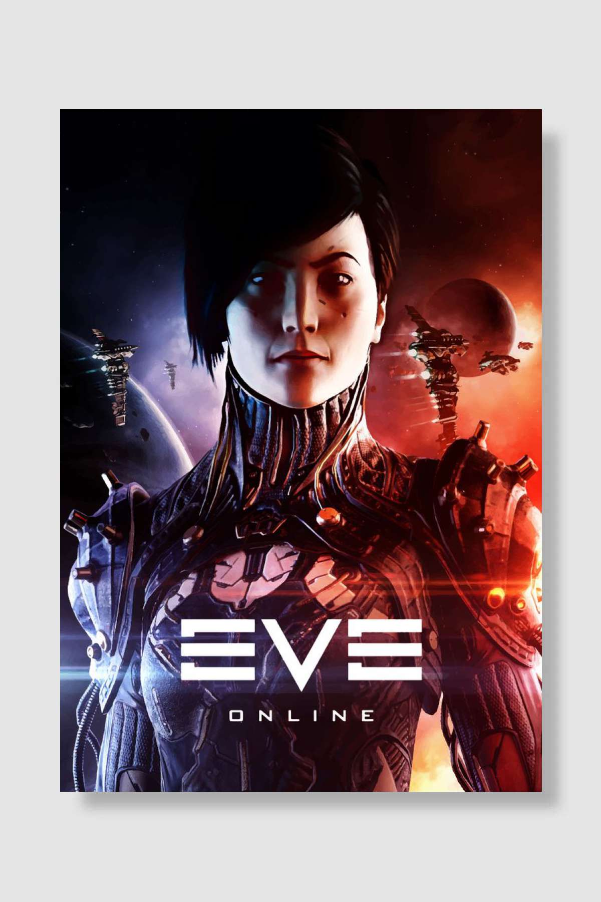 EVE online Oyun Poster Çerçevesiz Yüksek Kalite Oyun Afiş Duvar Poster