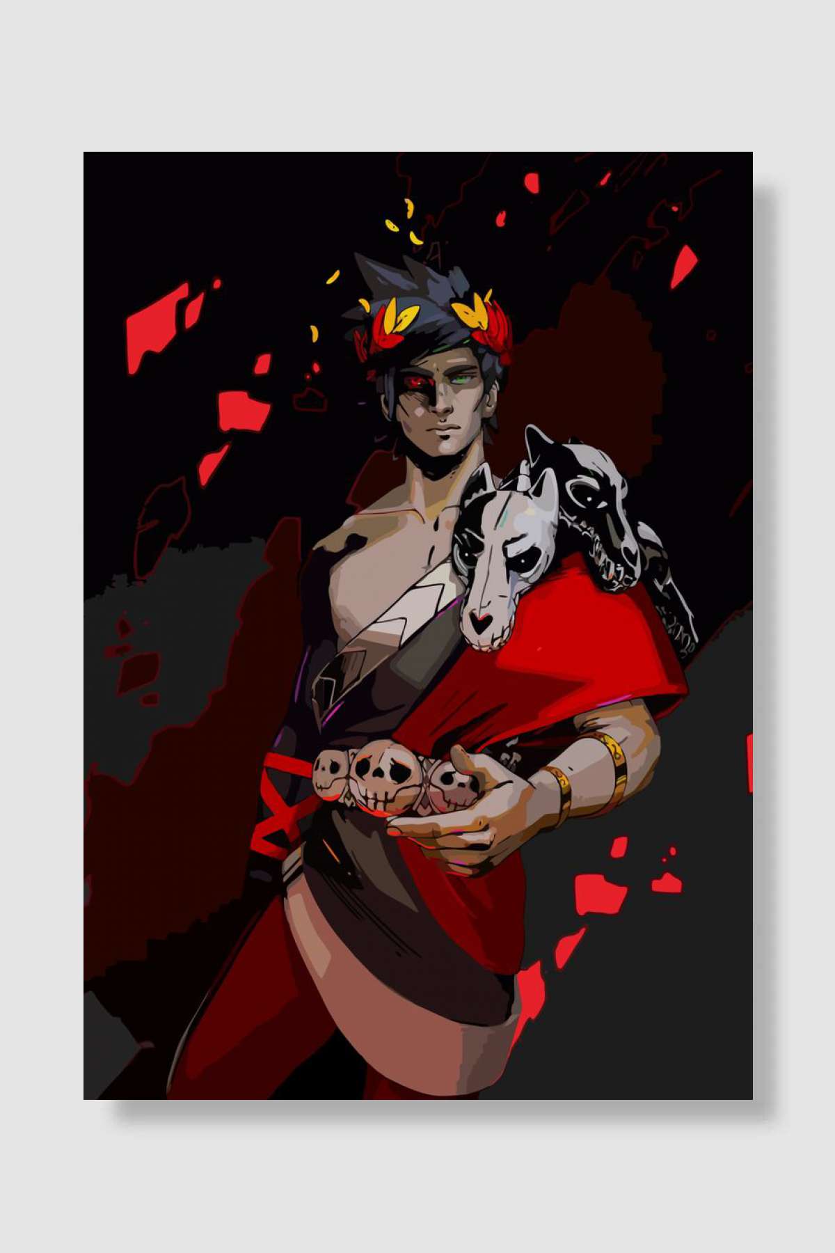 Adventure Hades Oyun Poster Çerçevesiz Yüksek Kalite Oyun Afiş Duvar Poster