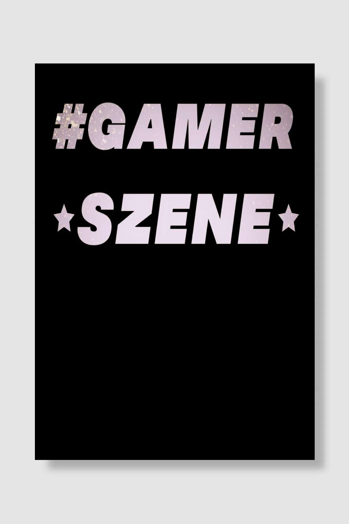 Gamerscene Funny Gamer Oyun Poster Çerçevesiz Yüksek Kalite Oyun Afiş Duvar Poster