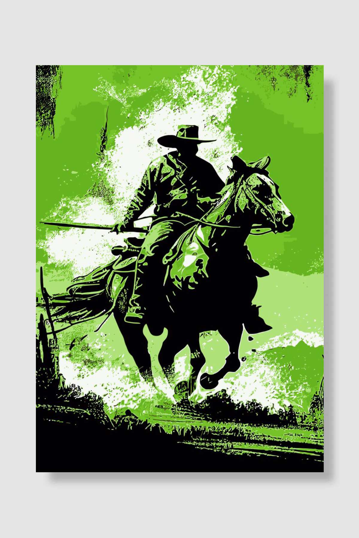 Red Dead Redemption Oyun Poster Çerçevesiz Yüksek Kalite Oyun Afiş Duvar Poster