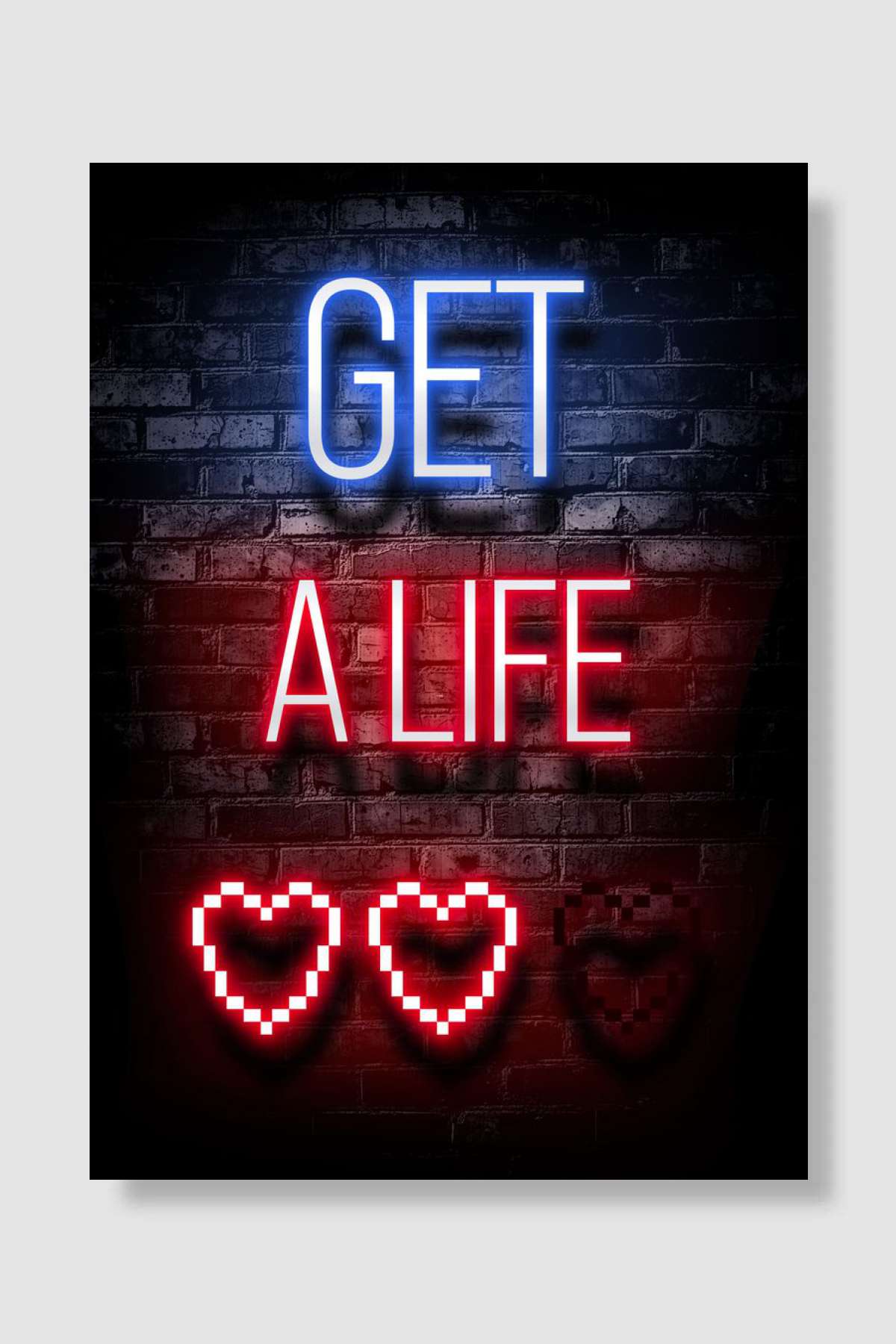 Gaming quote quotes Oyun Poster Çerçevesiz Yüksek Kalite Oyun Afiş Duvar Poster