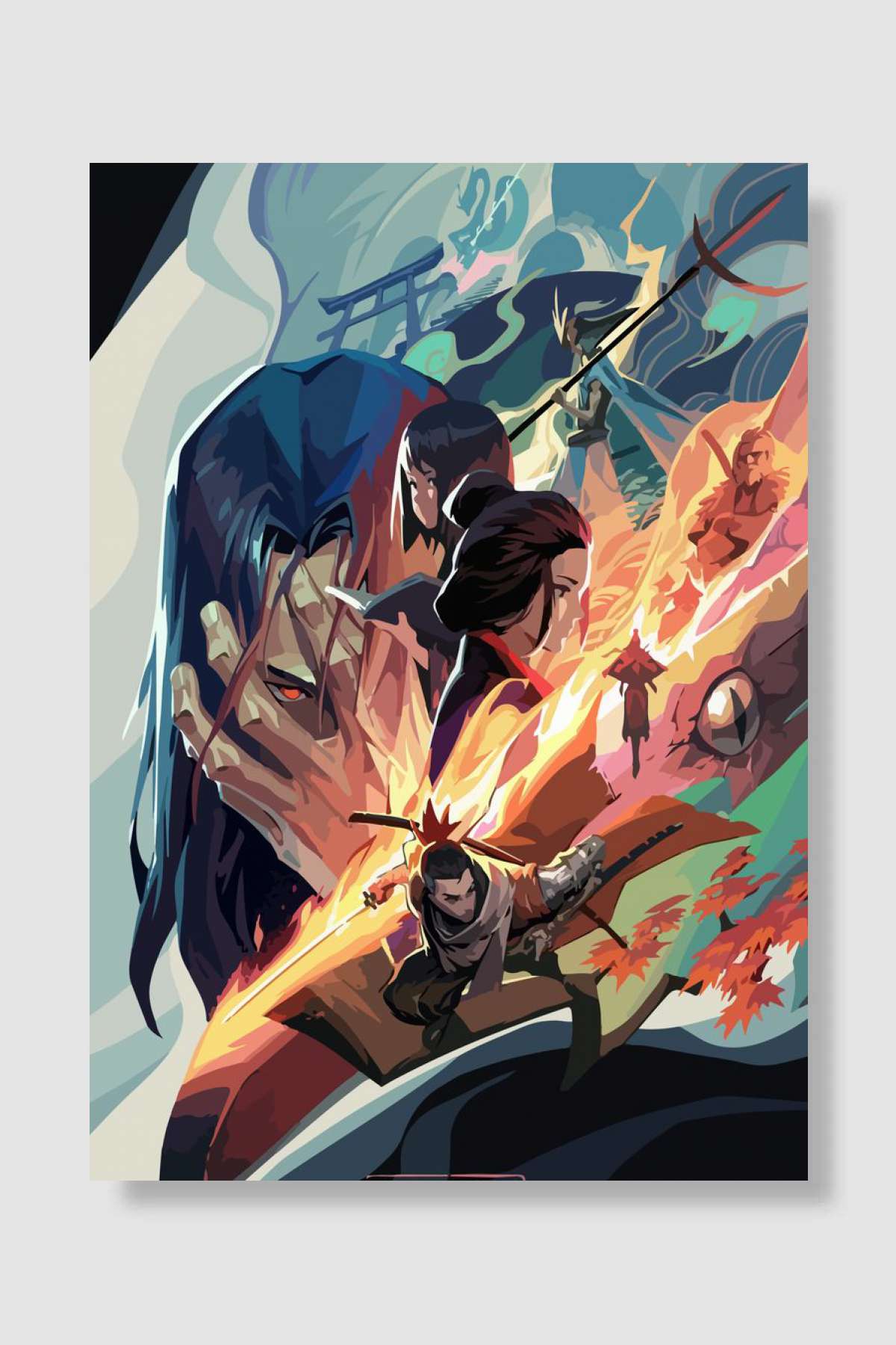 Sekiro Oyun Poster Çerçevesiz Yüksek Kalite Oyun Afiş Duvar Poster