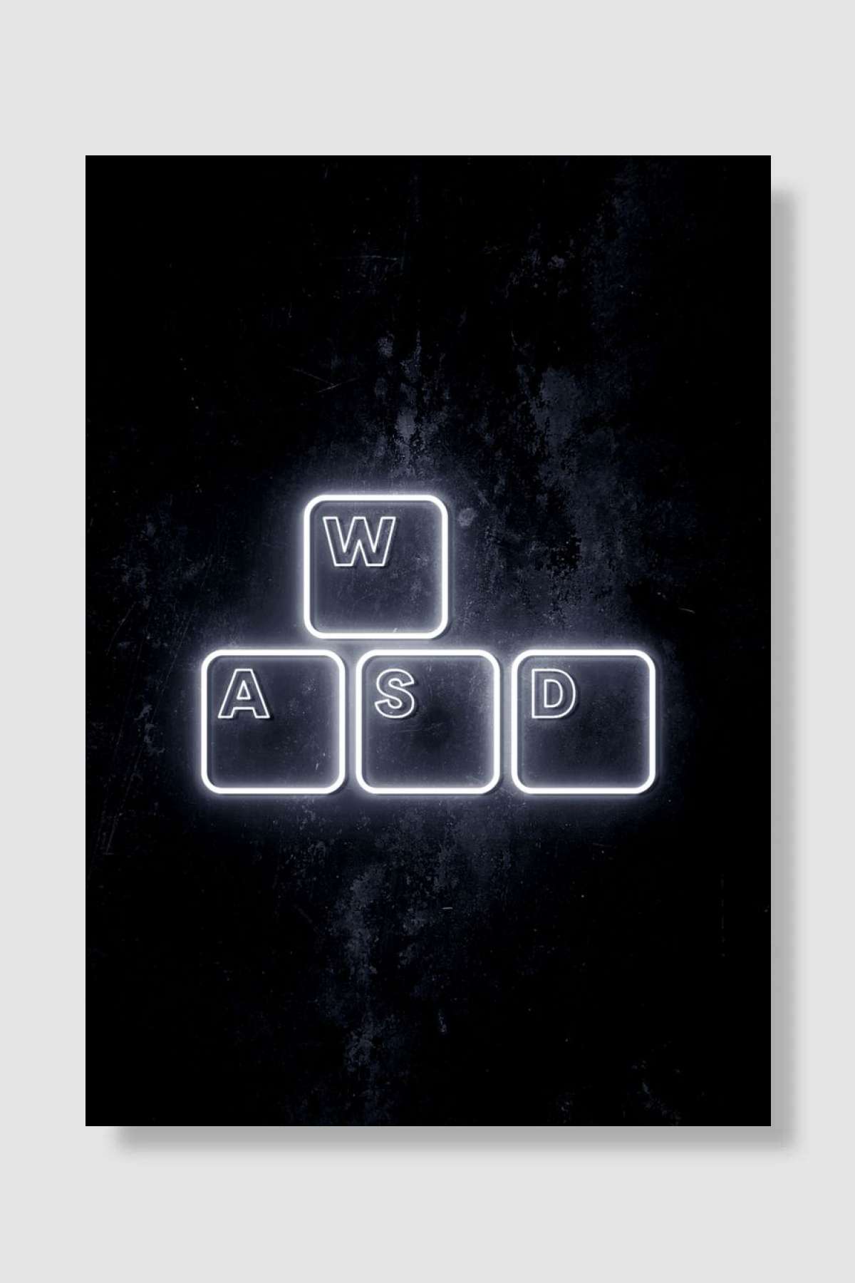 WASD Oyun Poster Çerçevesiz Yüksek Kalite Oyun Afiş Duvar Poster - En İyi Fiyatlarla