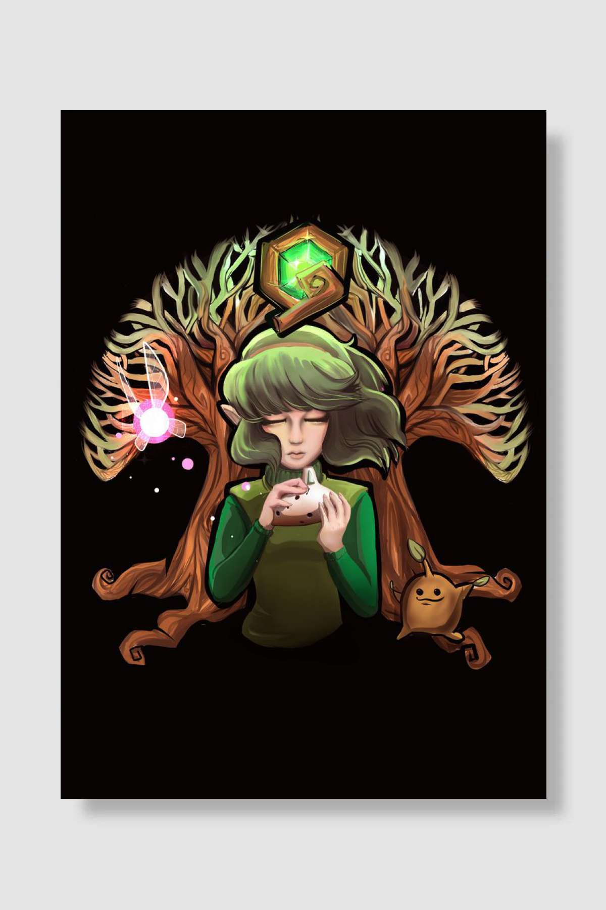 Forest Child Oyun Poster Çerçevesiz Yüksek Kalite Oyun Afiş Duvar Poster