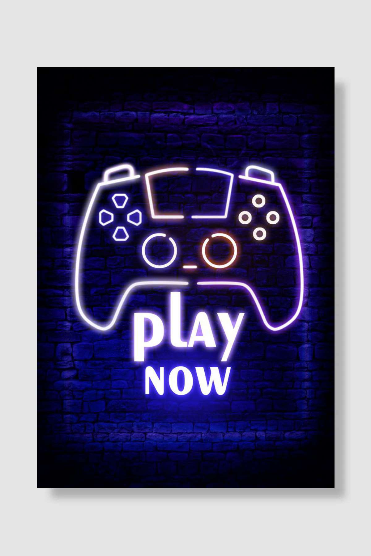 Play Now Game Oyun Poster Çerçevesiz Yüksek Kalite Oyun Afiş Duvar Poster