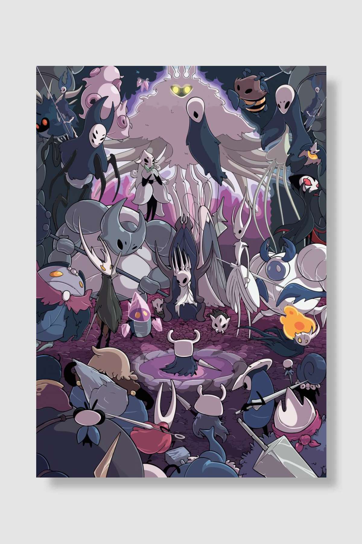 hollow knight Oyun Poster Çerçevesiz Yüksek Kalite Oyun Afiş Duvar Poster
