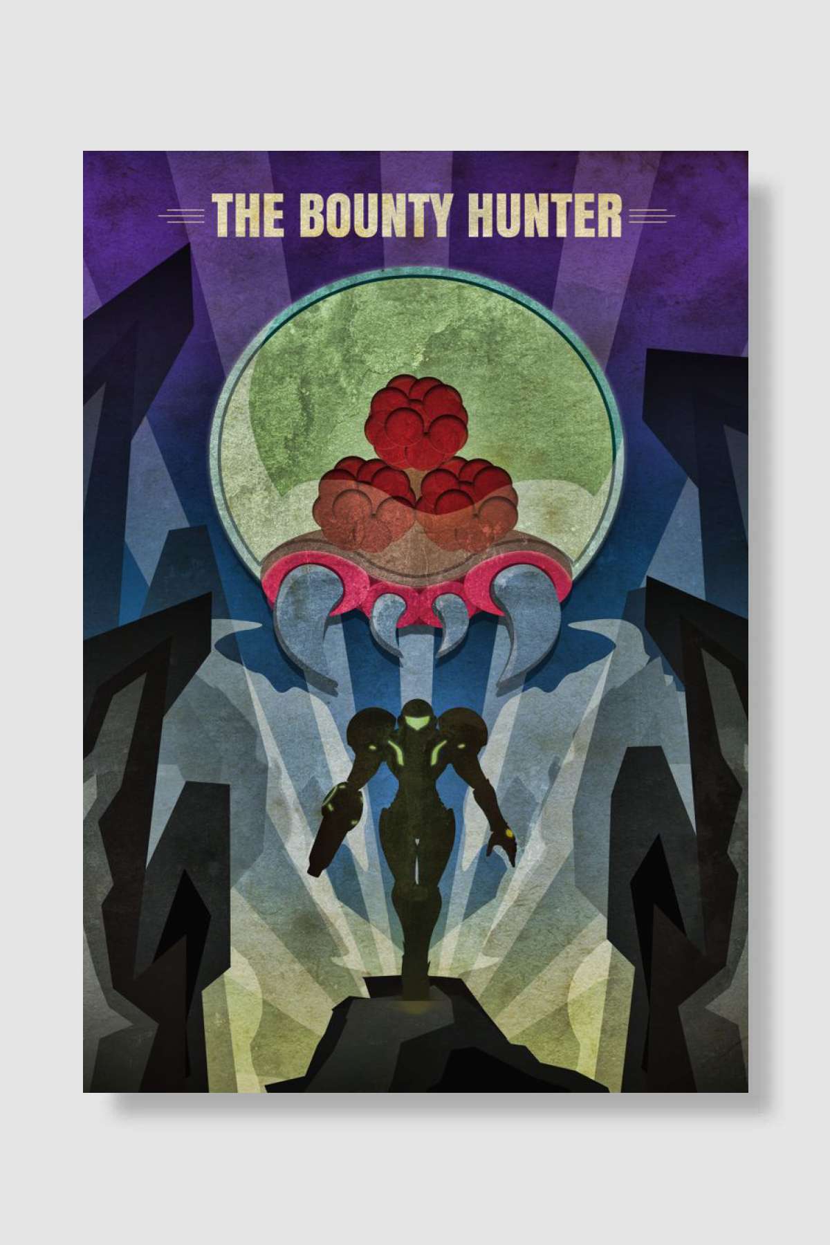Bounty Hunter Oyun Poster Çerçevesiz Yüksek Kalite Oyun Afiş Duvar Poster