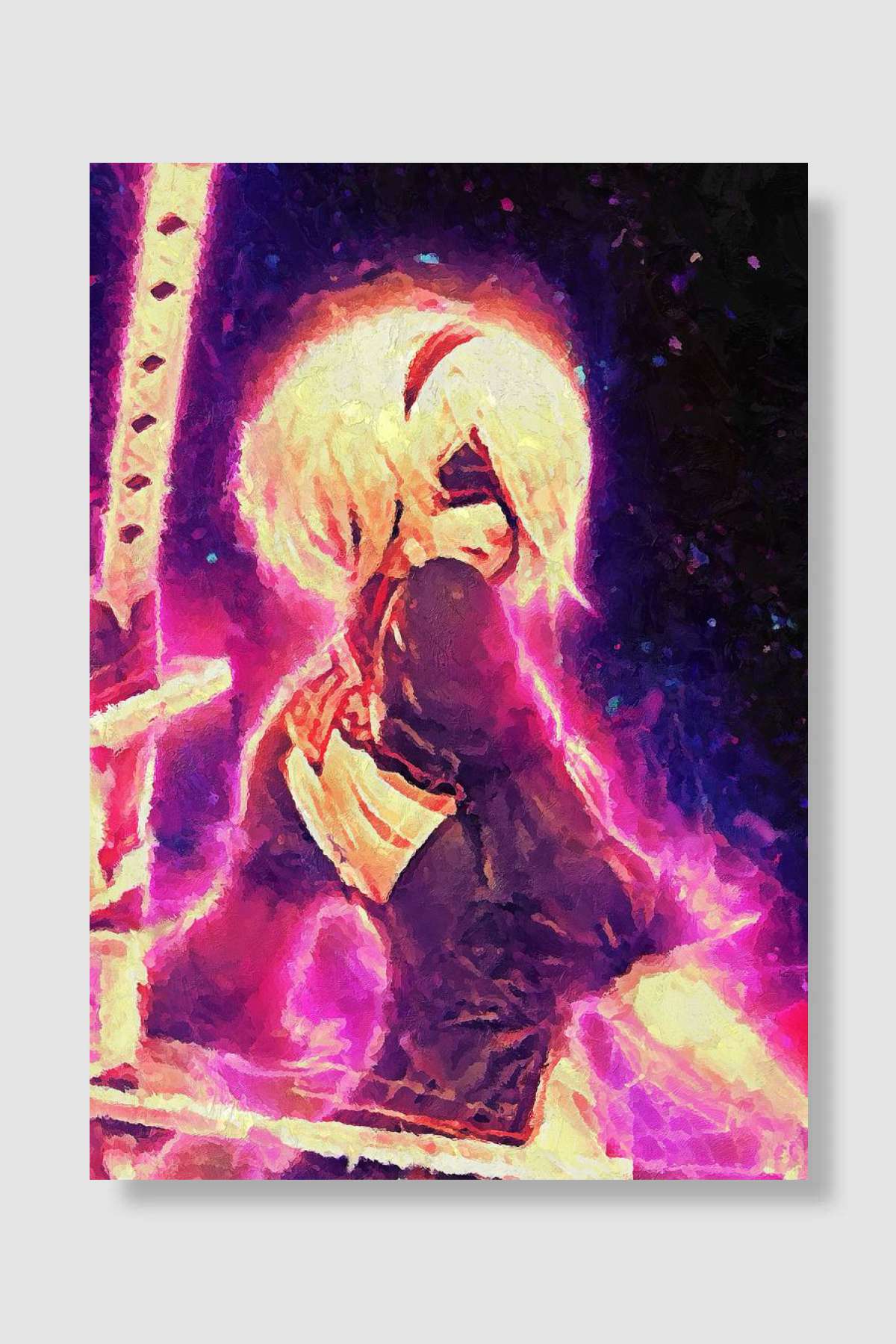 Neir Automata / Canvas paintings Oyun Poster Çerçevesiz Yüksek Kalite Oyun Afiş Duvar Poster