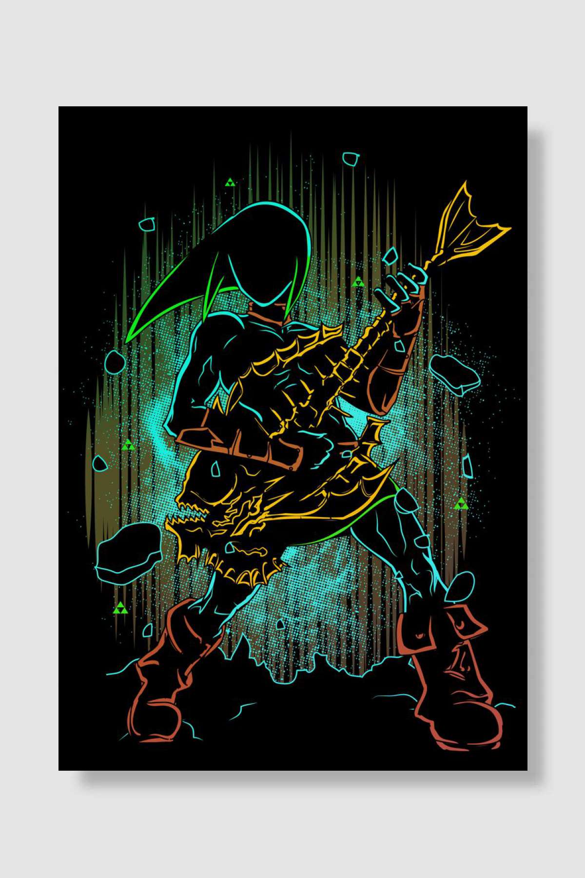 Shadow of Zora Oyun Poster Çerçevesiz Yüksek Kalite Oyun Afiş Duvar Poster