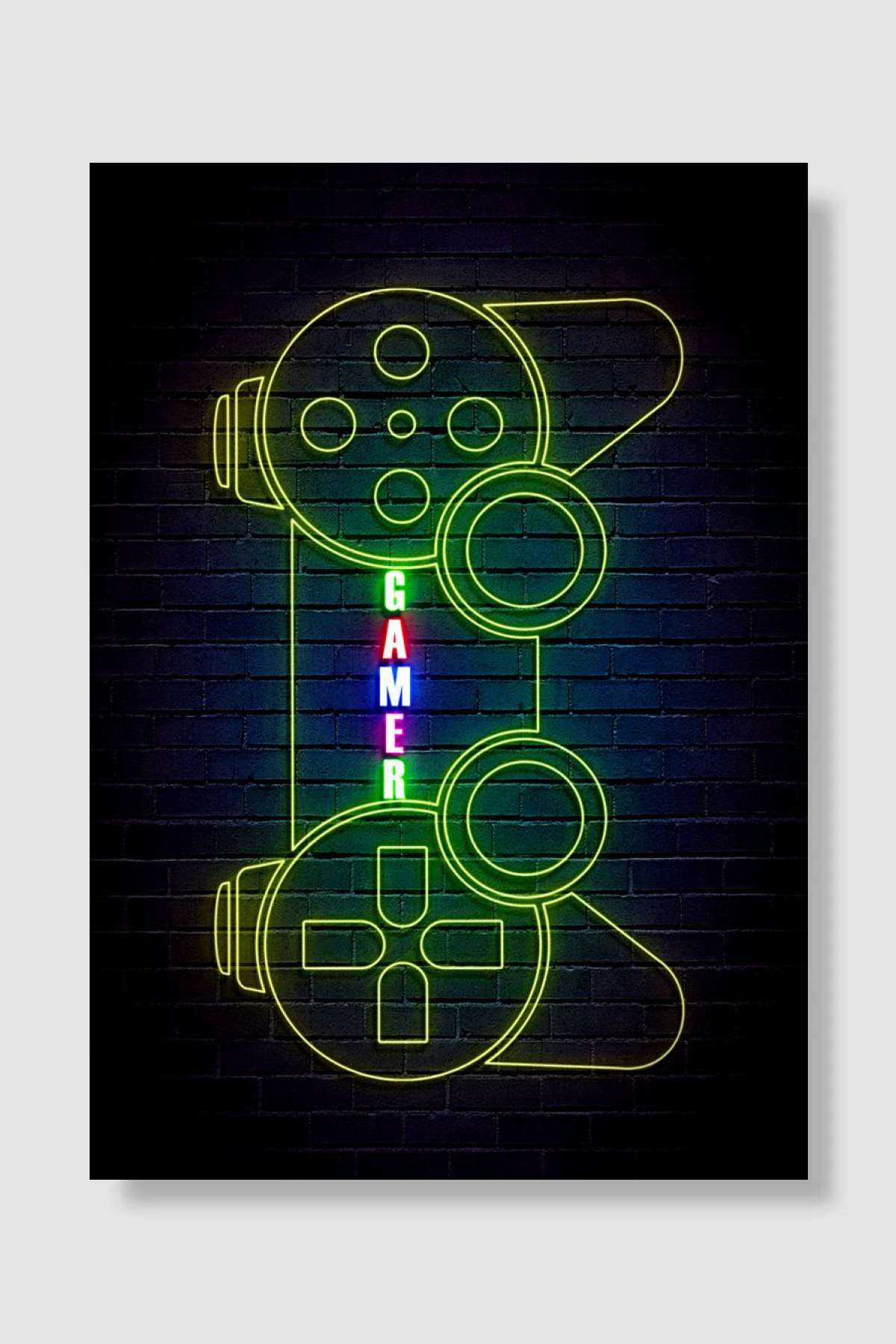 GAMER Oyun Poster Çerçevesiz Yüksek Kalite Oyun Afiş Duvar Poster