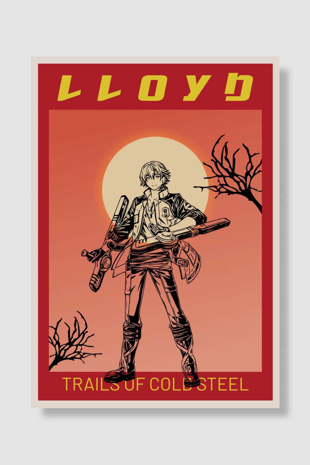 Lloyd Trails of Cold Steel Oyun Poster Çerçevesiz Yüksek Kalite Oyun Afiş Duvar Poster