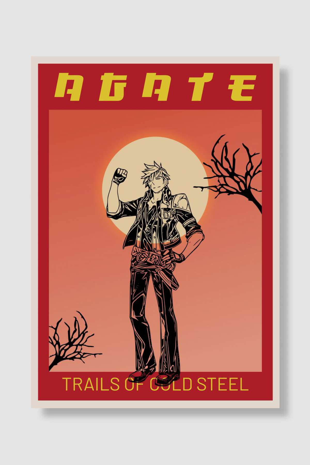 Agate Trails of Cold Steel Oyun Poster Çerçevesiz Yüksek Kalite Oyun Afiş Duvar Poster
