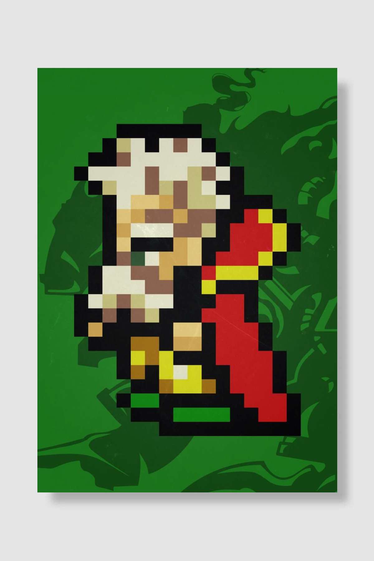 FF VI Strago Pixel Sprite Oyun Poster Çerçevesiz Yüksek Kalite Oyun Afiş Duvar Poster