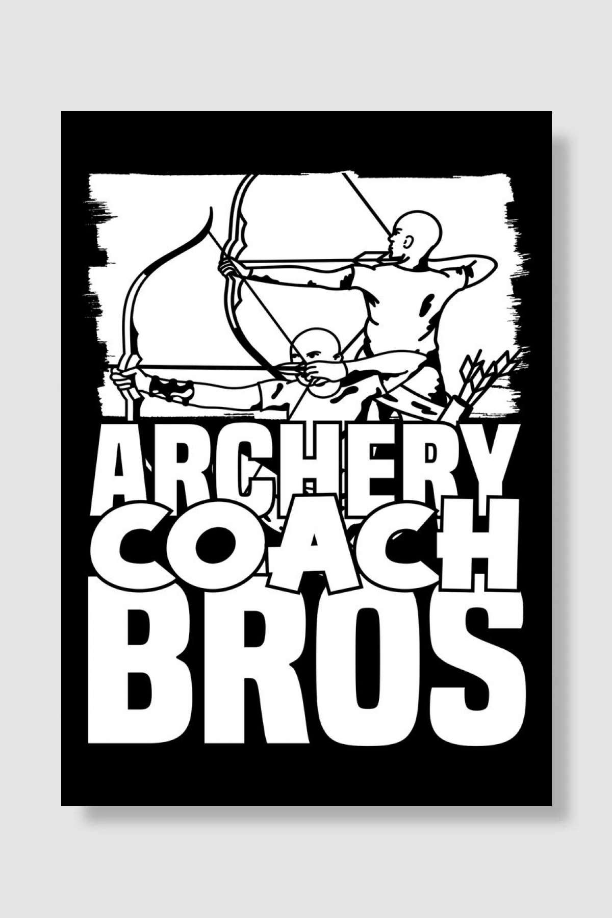 Archery Archery Coach Oyun Poster Çerçevesiz Yüksek Kalite Oyun Afiş Duvar Poster