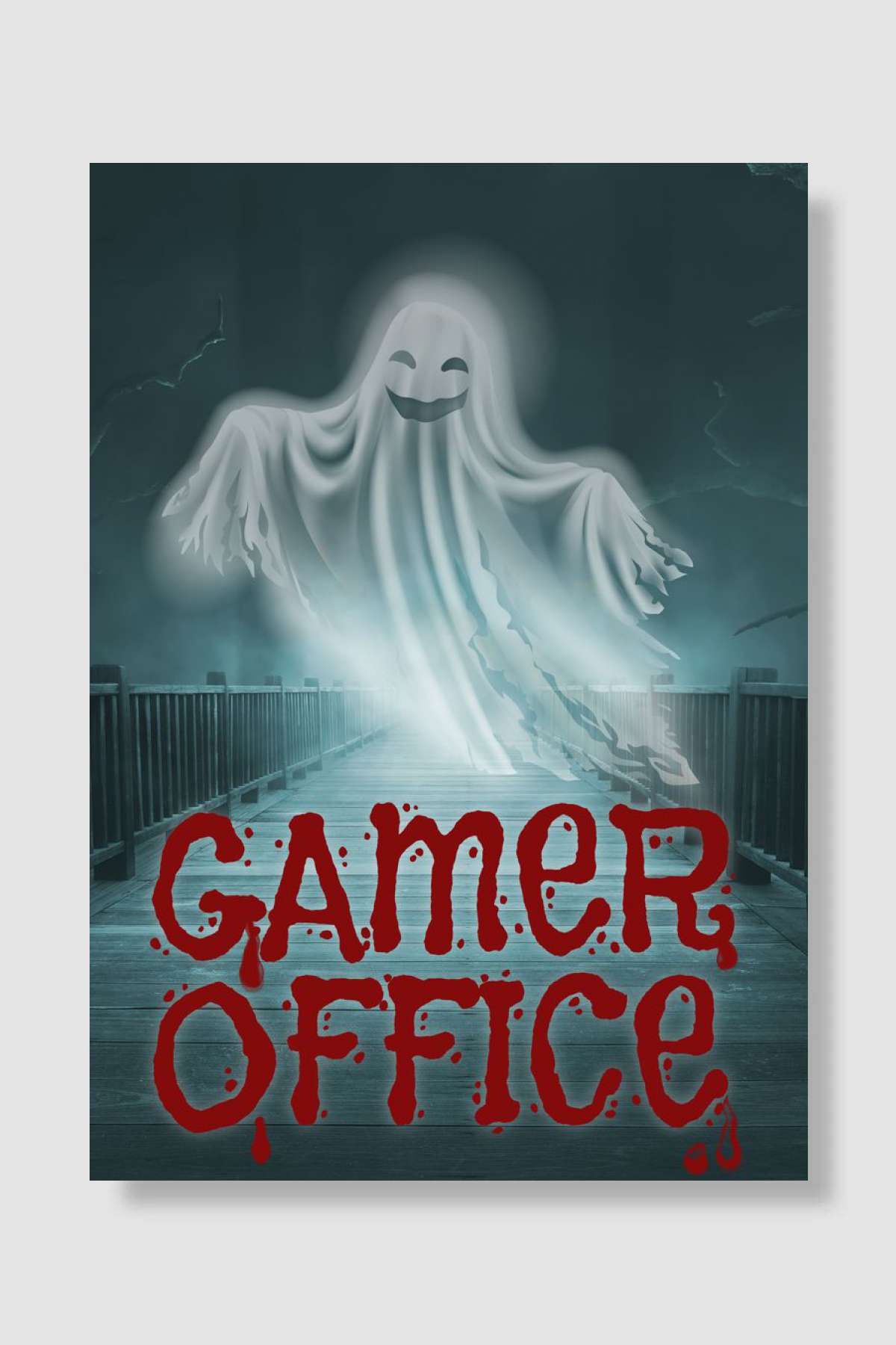 gamer office Oyun Poster Çerçevesiz Yüksek Kalite Oyun Afiş Duvar Poster