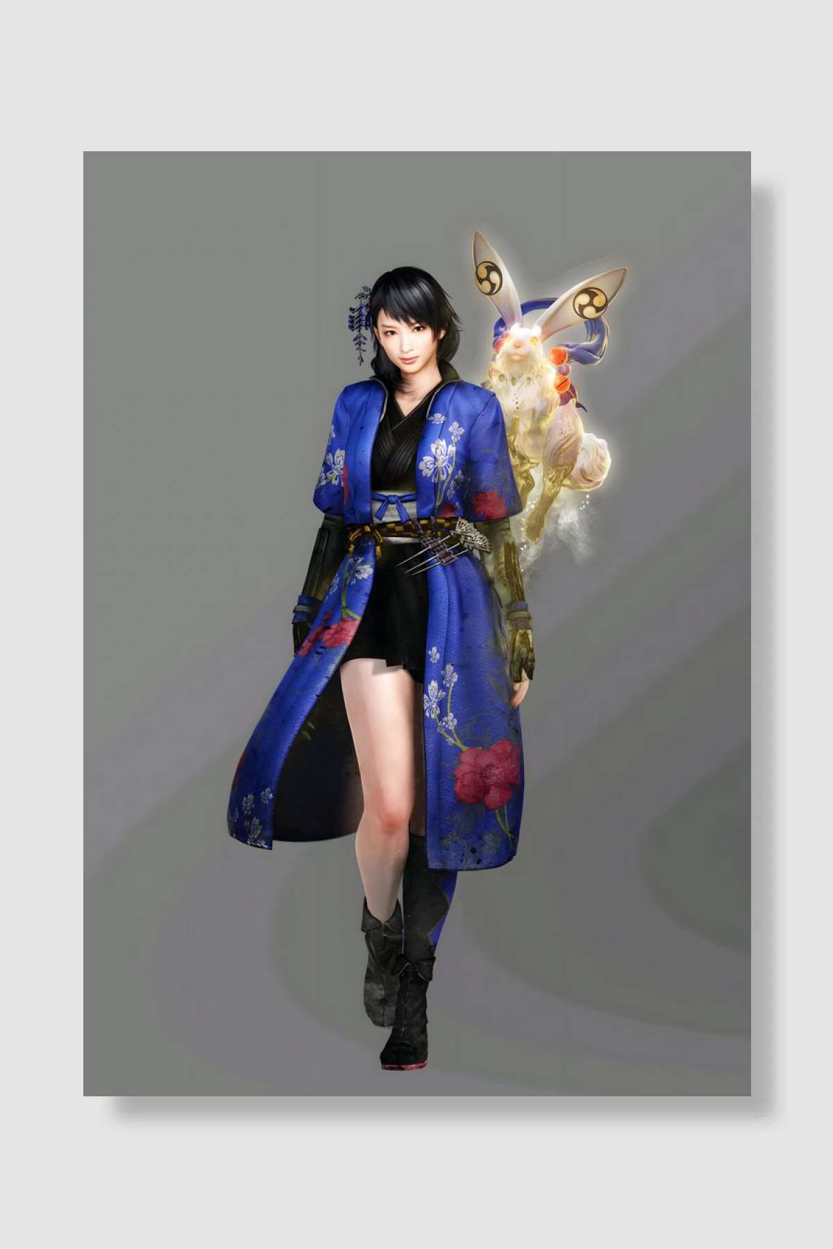 Nioh 2 Oyun Poster Çerçevesiz Yüksek Kalite Oyun Afiş Duvar Poster