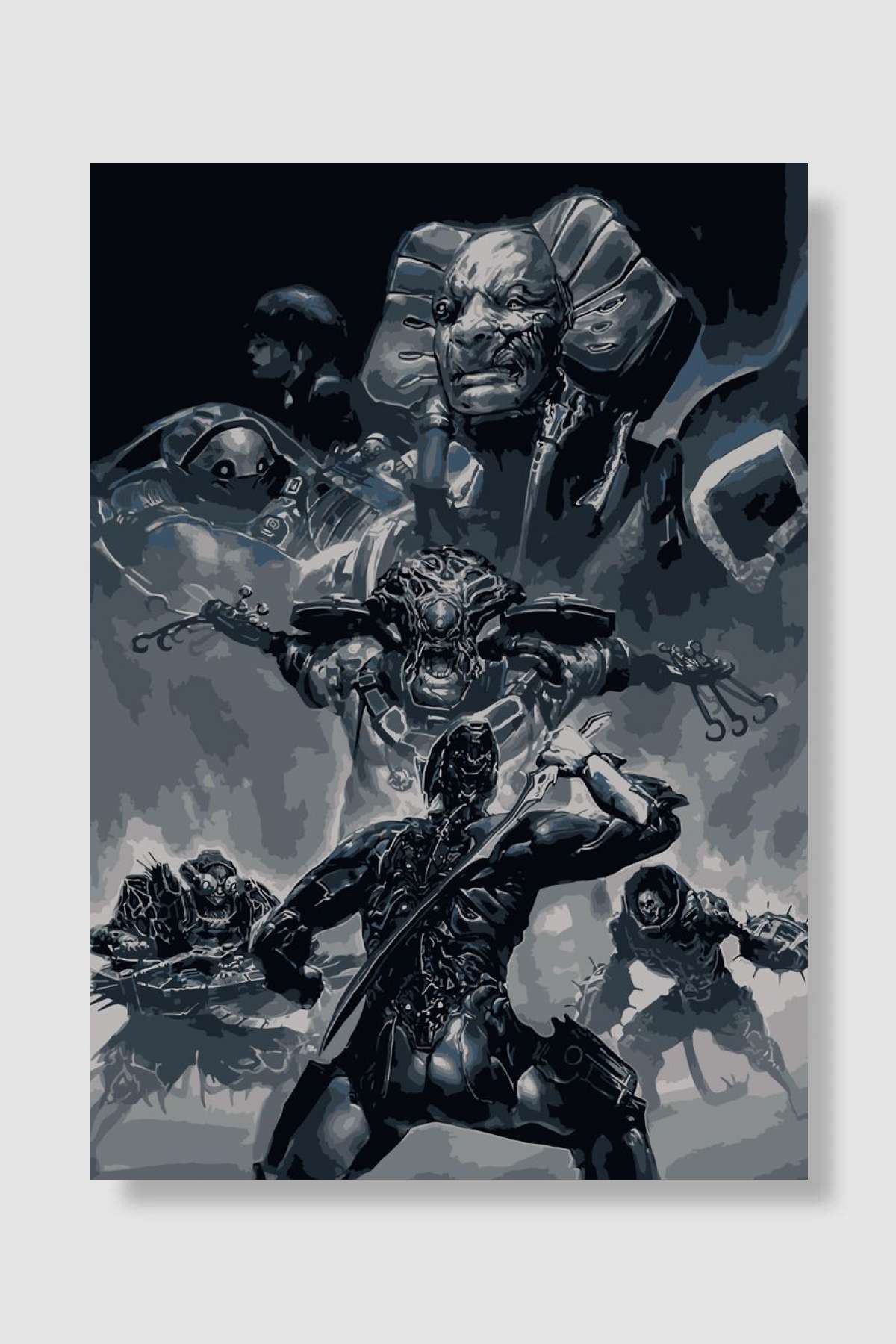 Warframe Game Oyun Poster Çerçevesiz Yüksek Kalite Oyun Afiş Duvar Poster