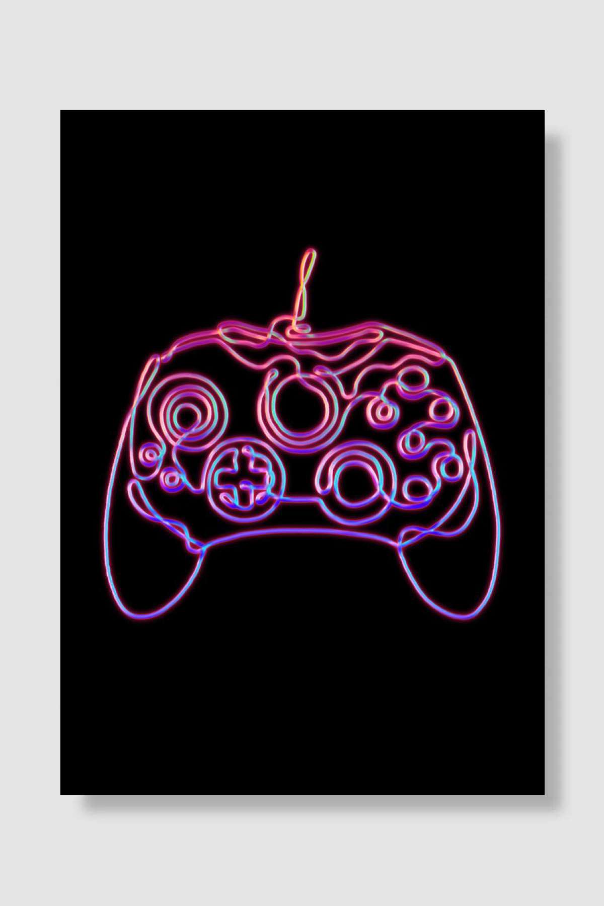 Video Controller Game 2 Oyun Poster Çerçevesiz Yüksek Kalite Oyun Afiş Duvar Poster