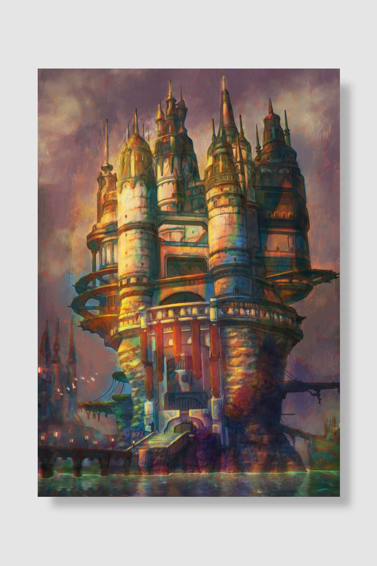 Limsa Lominsa Oyun Poster Çerçevesiz Yüksek Kalite Oyun Afiş Duvar Poster