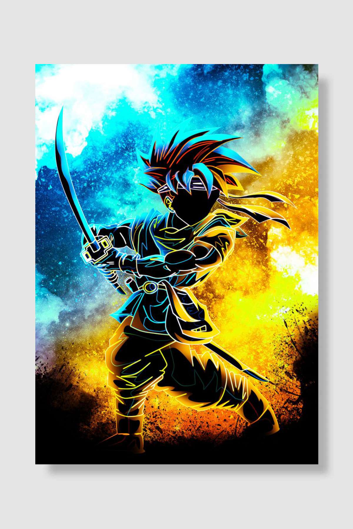 Soul of chrono Oyun Poster Çerçevesiz Yüksek Kalite Oyun Afiş Duvar Poster