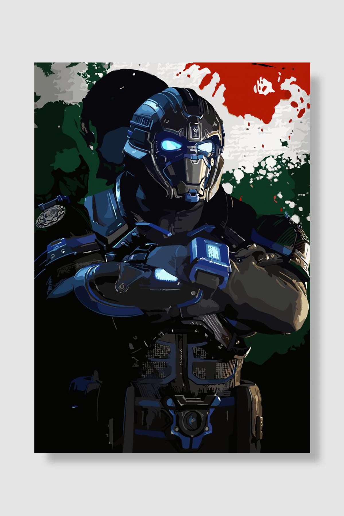 Gears Of War Oyun Poster Çerçevesiz Yüksek Kalite Oyun Afiş Duvar Poster