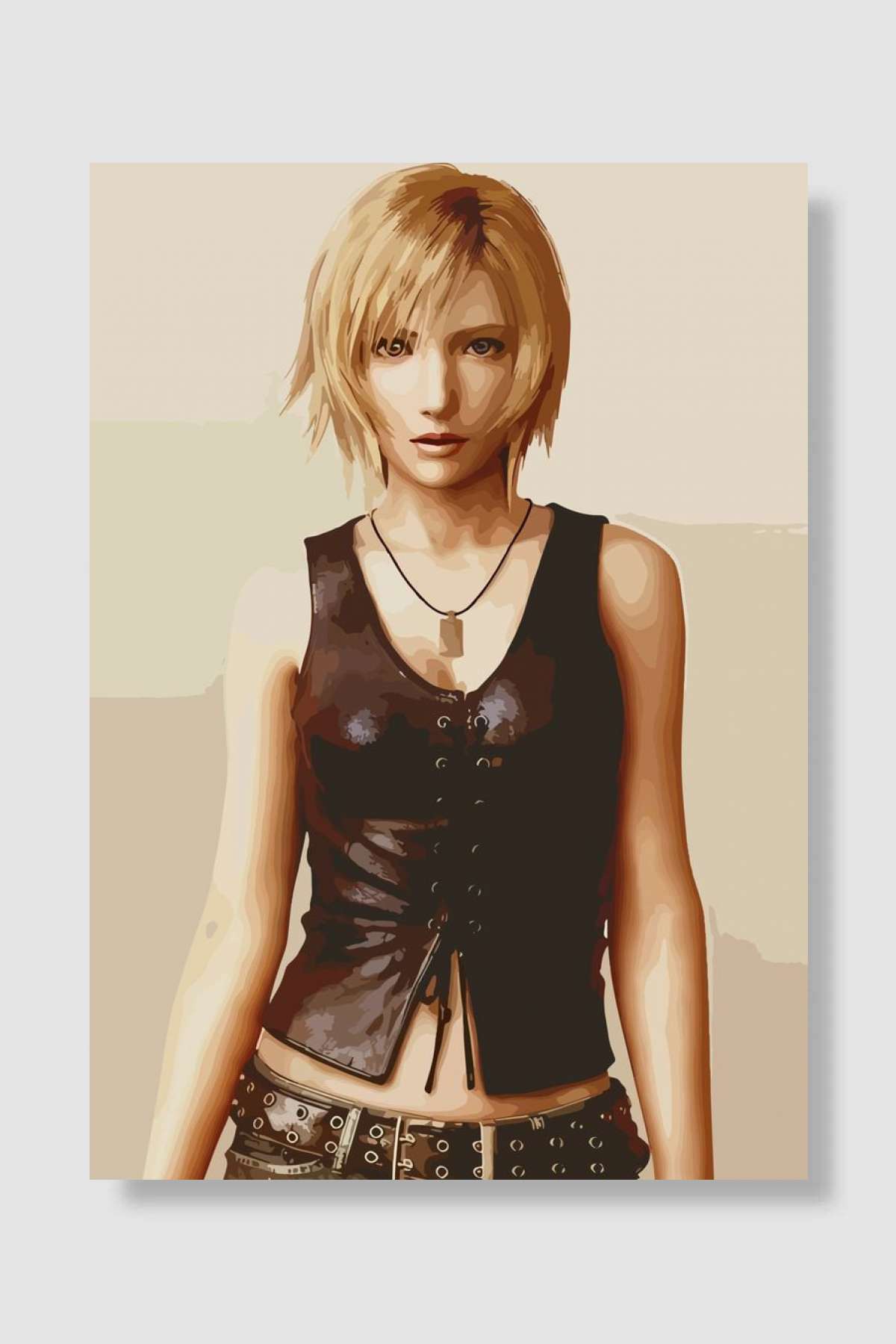 Biohazard Evil Resident Oyun Poster Çerçevesiz Yüksek Kalite Oyun Afiş Duvar Poster