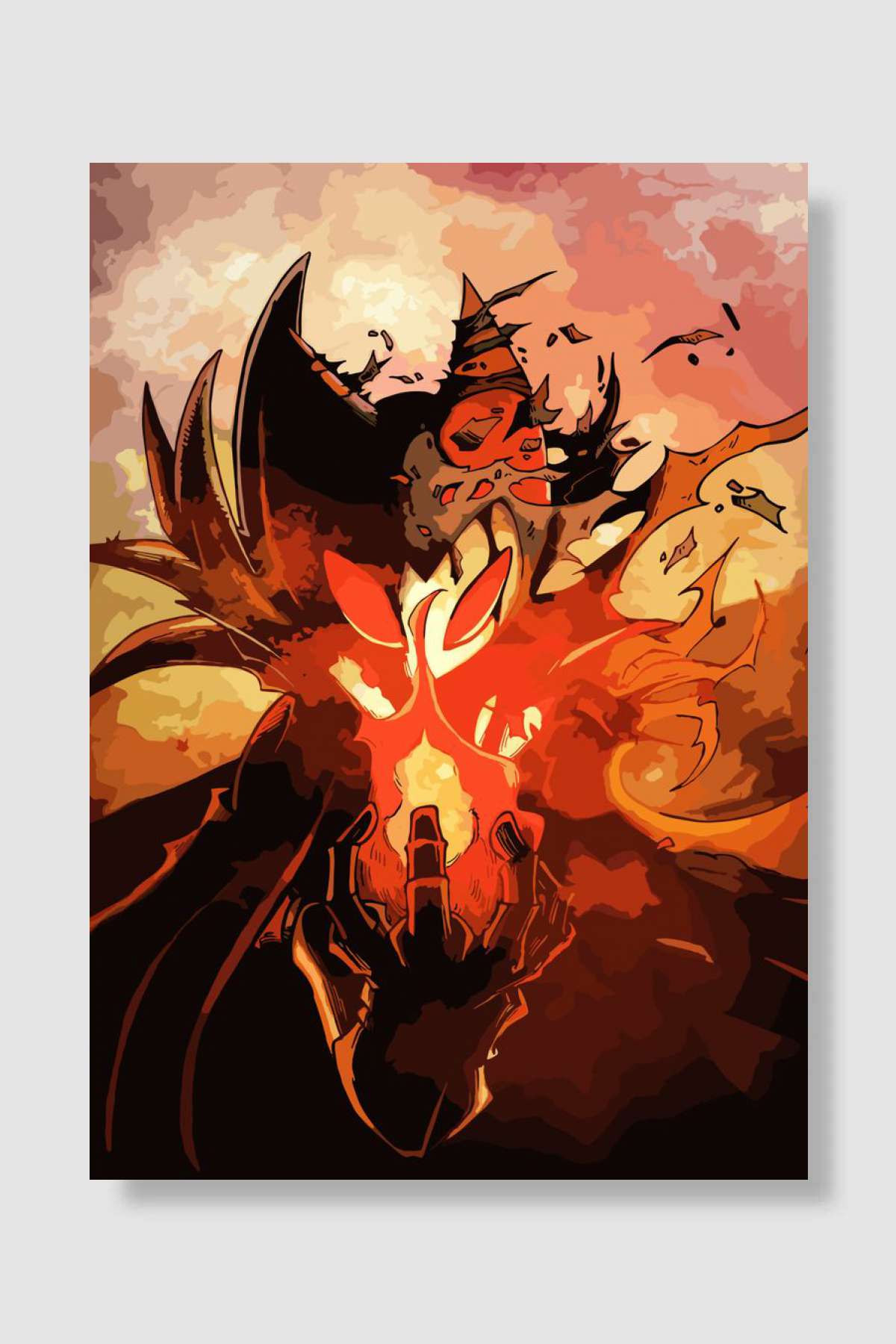 Silksong Hornet Hallownest Oyun Poster Çerçevesiz Yüksek Kalite Oyun Afiş Duvar Poster