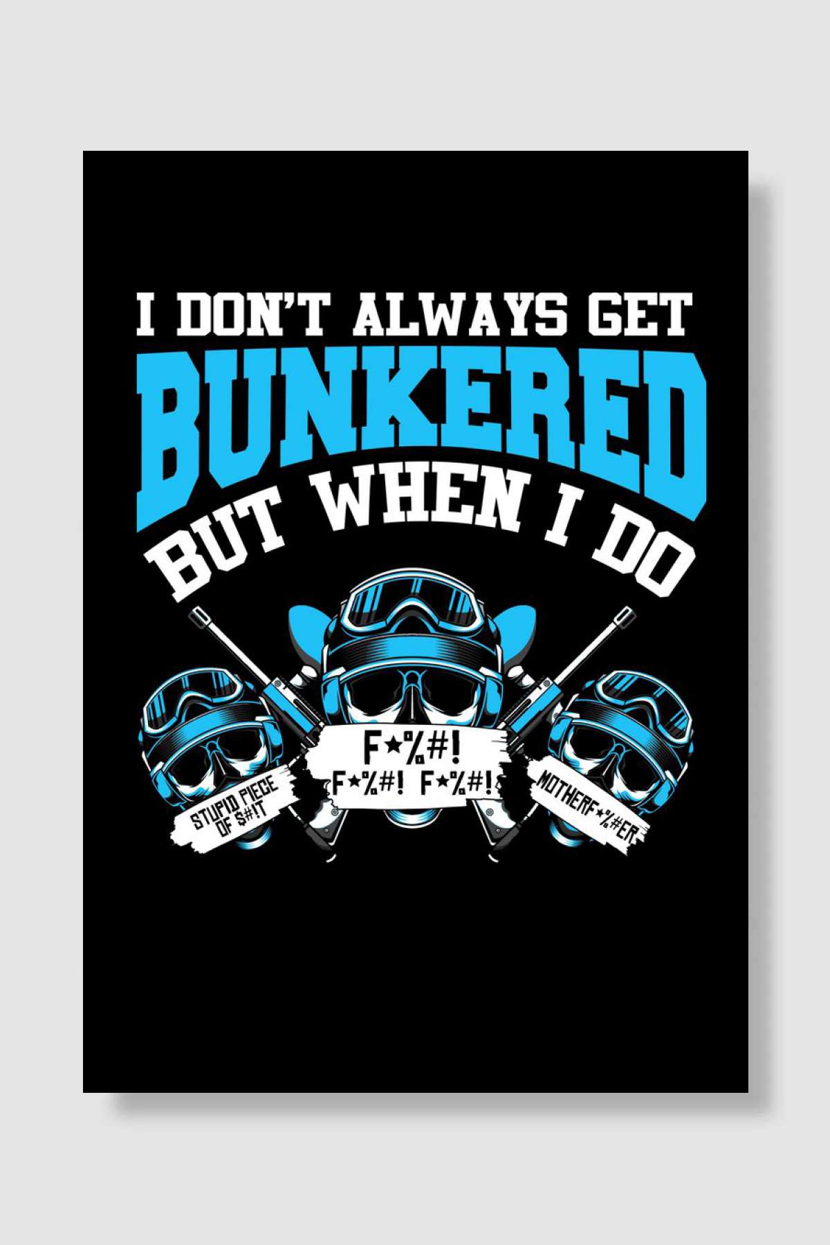 Paintball Team Game Oyun Poster Çerçevesiz Yüksek Kalite Oyun Afiş Duvar Poster