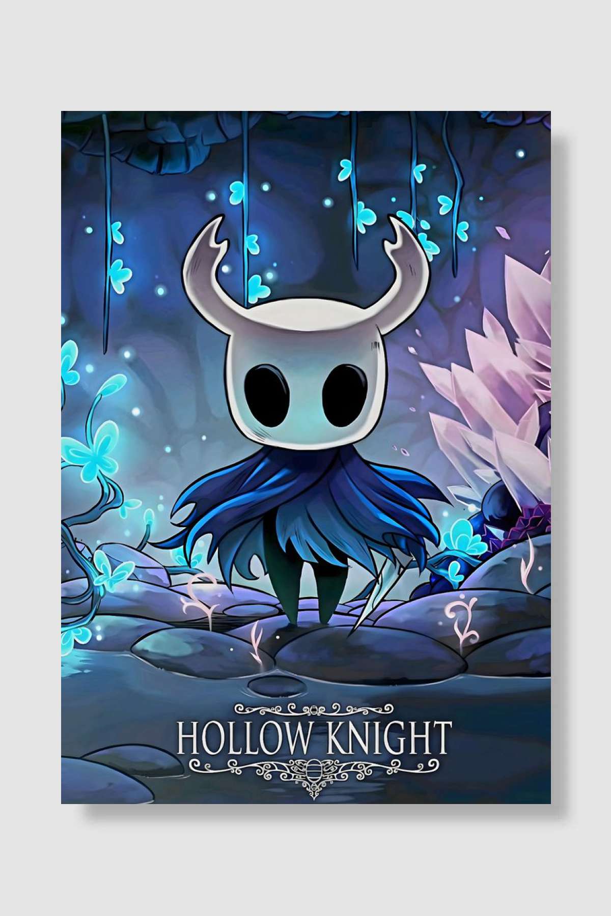 Hollow Darksouls Knight Oyun Poster Çerçevesiz Yüksek Kalite Oyun Afiş Duvar Poster