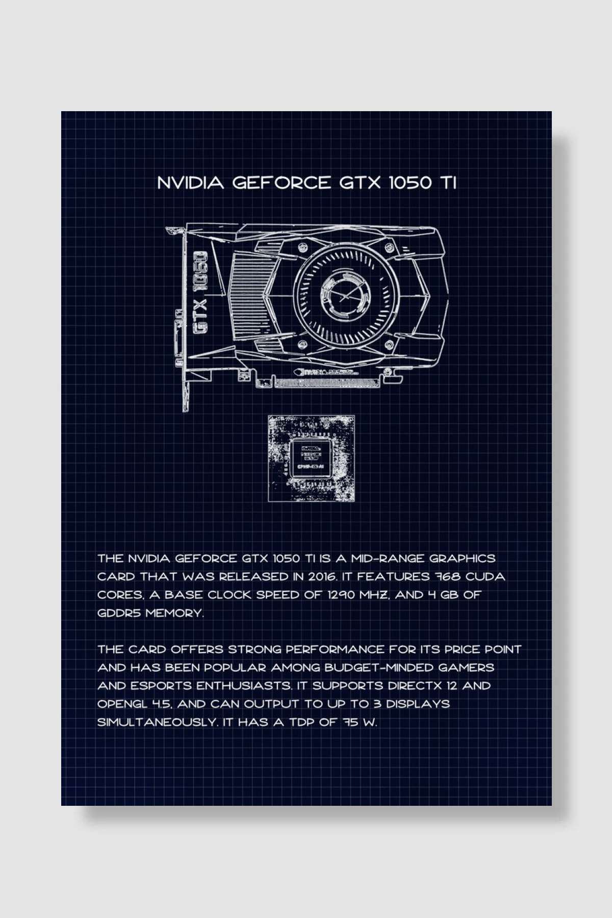 1050 ti Oyun Poster Çerçevesiz Yüksek Kalite Oyun Afiş Duvar Poster