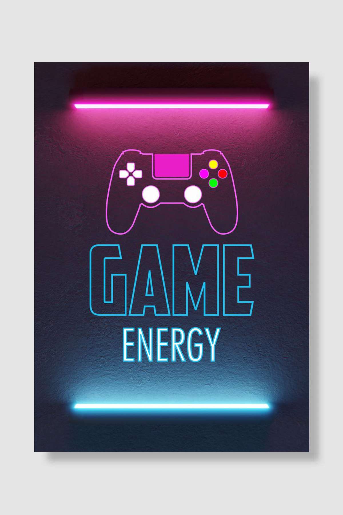 Game Energy Oyun Poster Çerçevesiz Yüksek Kalite Oyun Afiş Duvar Poster