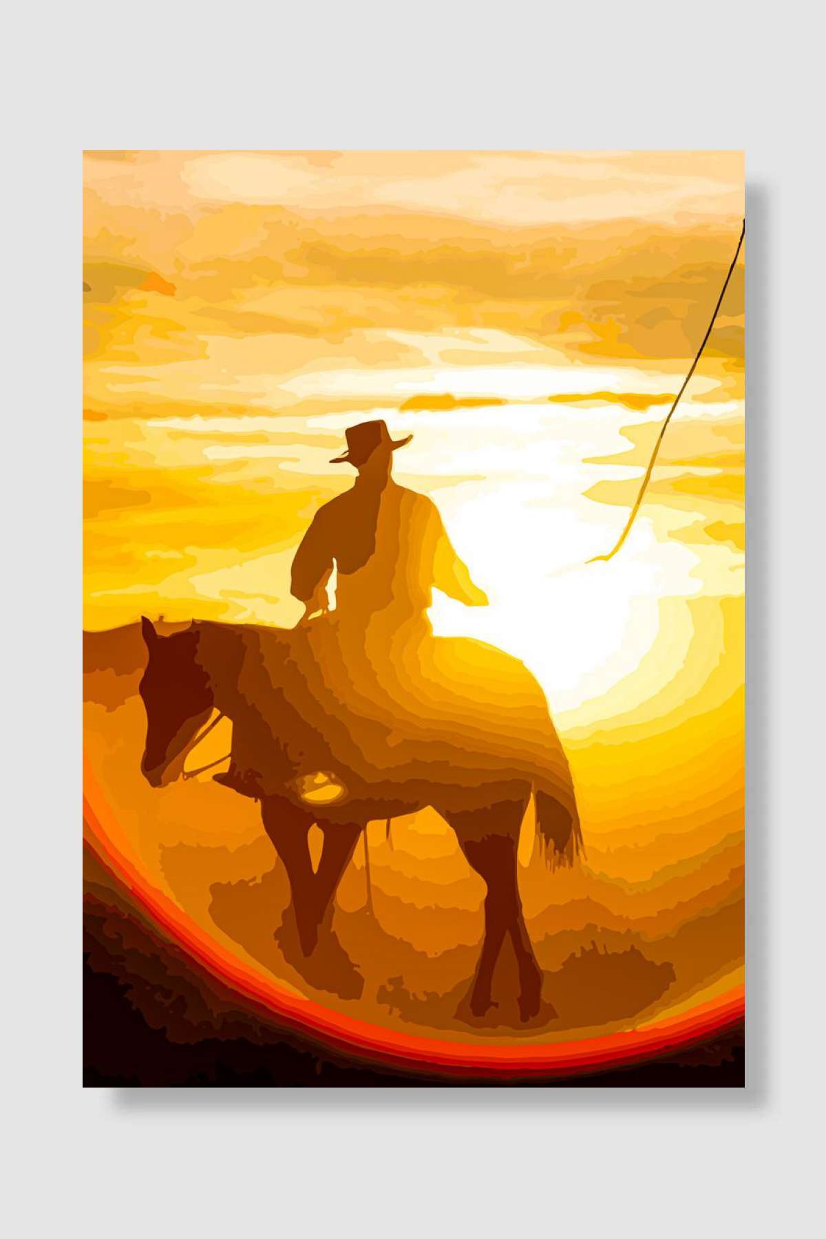 Red Dead Redemption Oyun Poster Çerçevesiz Yüksek Kalite Oyun Afiş Duvar Poster