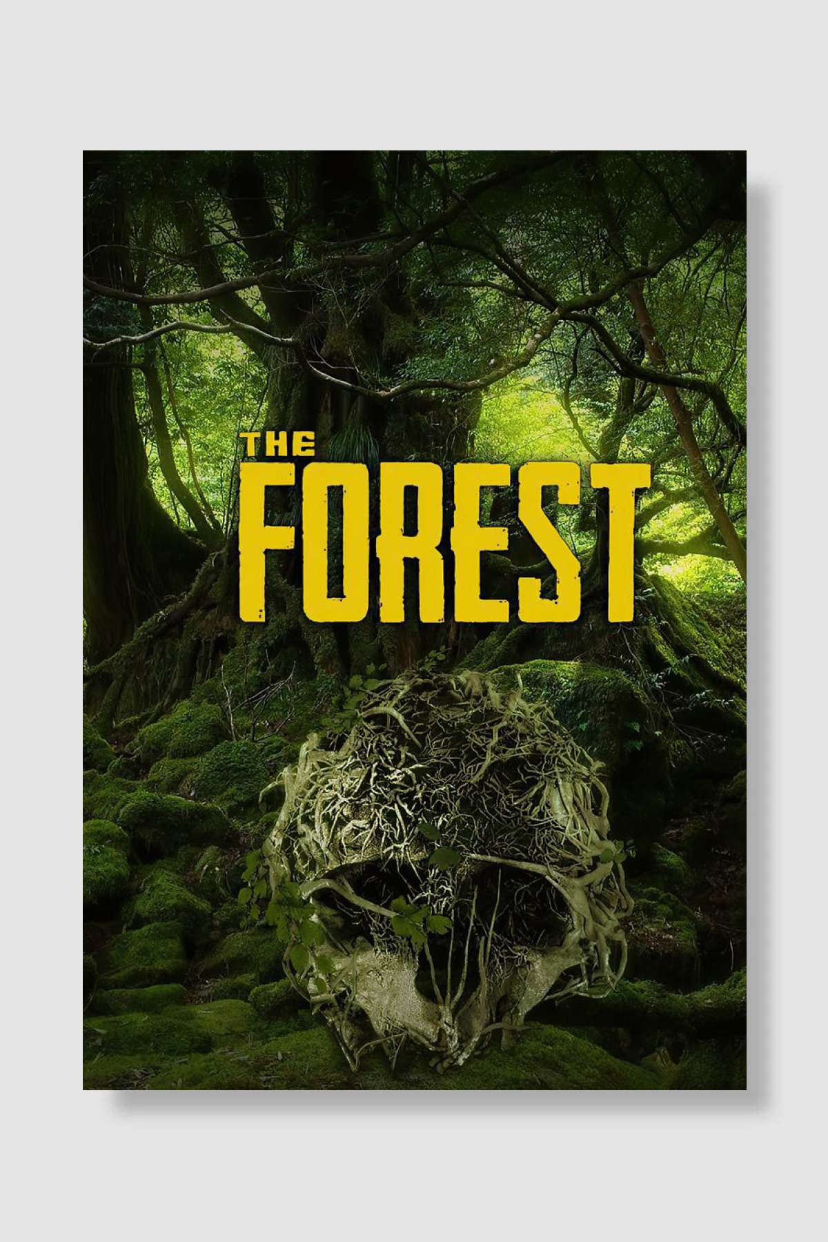 The Forest Game Poster Oyun Poster Çerçevesiz Yüksek Kalite Oyun Afiş Duvar Poster