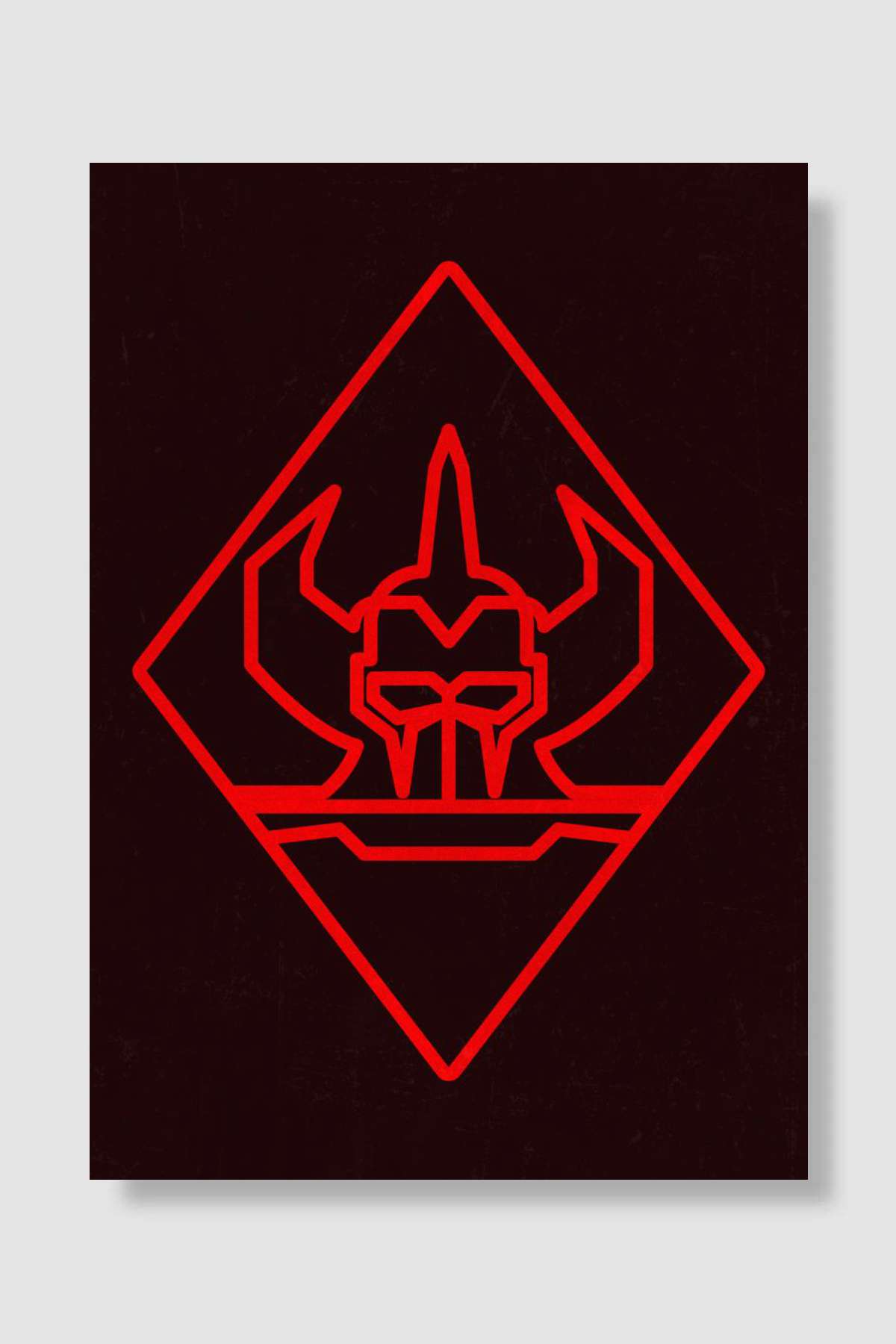 Megazord 1993 Helmet Oyun Poster Çerçevesiz Yüksek Kalite Oyun Afiş Duvar Poster